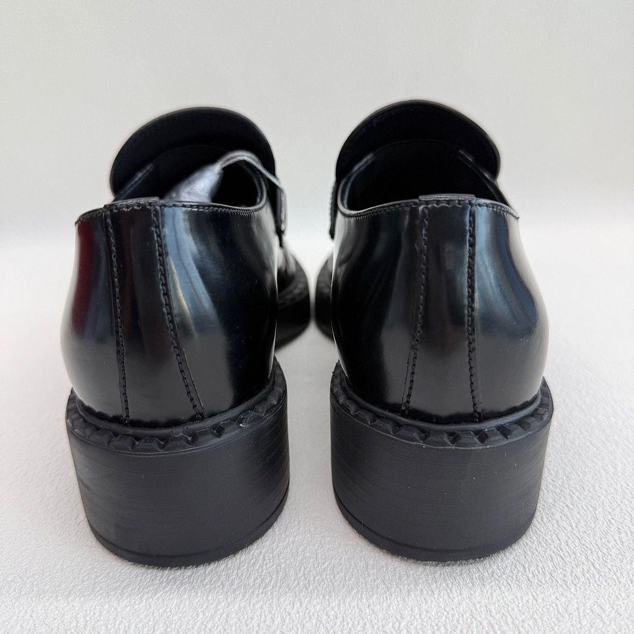 Prada Prada Chocolate Leather Loafers Size 35 Size US 5 / IT 35 - 3 Thumbnail