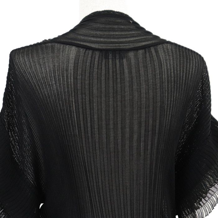 Chanel Chanel Chanel Rib Knit Tulle Pleated Dress Textile Dresses P30389 DUTY FREE for USA Size ONE SIZE - 12 Thumbnail