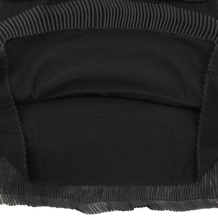 Chanel Chanel Chanel Rib Knit Tulle Pleated Dress Textile Dresses P30389 DUTY FREE for USA Size ONE SIZE - 11 Thumbnail