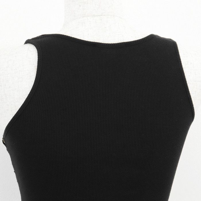 Chanel Chanel Chanel Knit Tulle Tank Top Textile Tops P61889 DUTY FREE for USA Size ONE SIZE - 7 Thumbnail