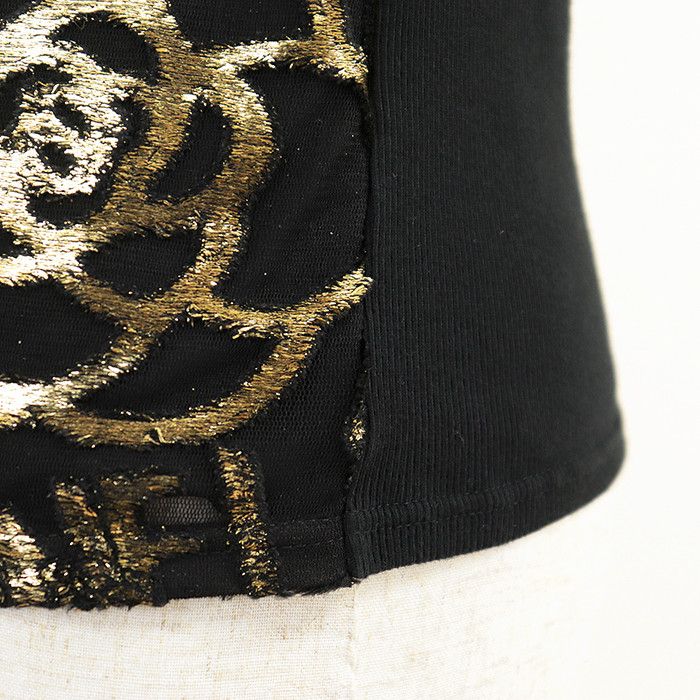 Chanel Chanel Chanel Knit Tulle Tank Top Textile Tops P61889 DUTY FREE for USA Size ONE SIZE - 5 Thumbnail
