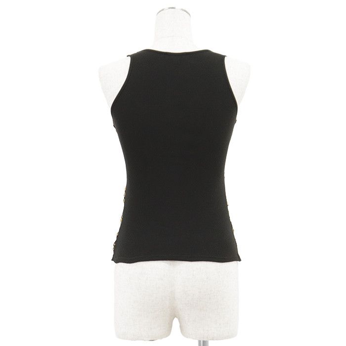 Chanel Chanel Chanel Knit Tulle Tank Top Textile Tops P61889 DUTY FREE for USA Size ONE SIZE - 6 Thumbnail