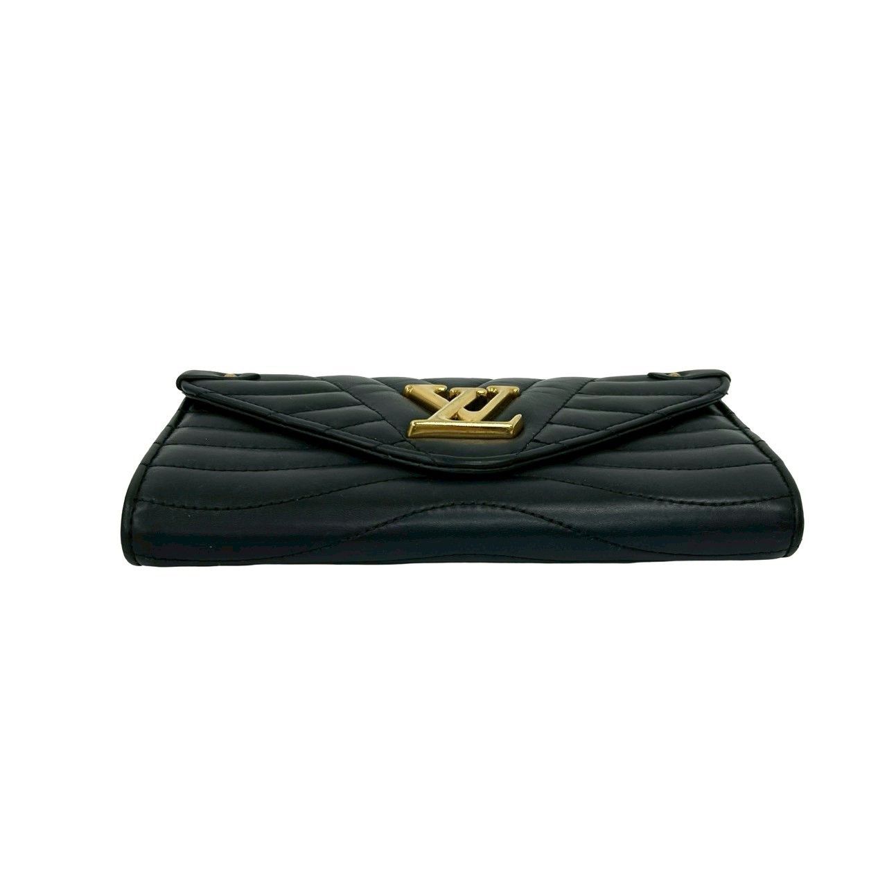 Louis Vuitton Louis Vuitton Louis Vuitton New Wave Leather Wallet Leather Long Wallet DUTY FREE for USA Size ONE SIZE - 7 Thumbnail