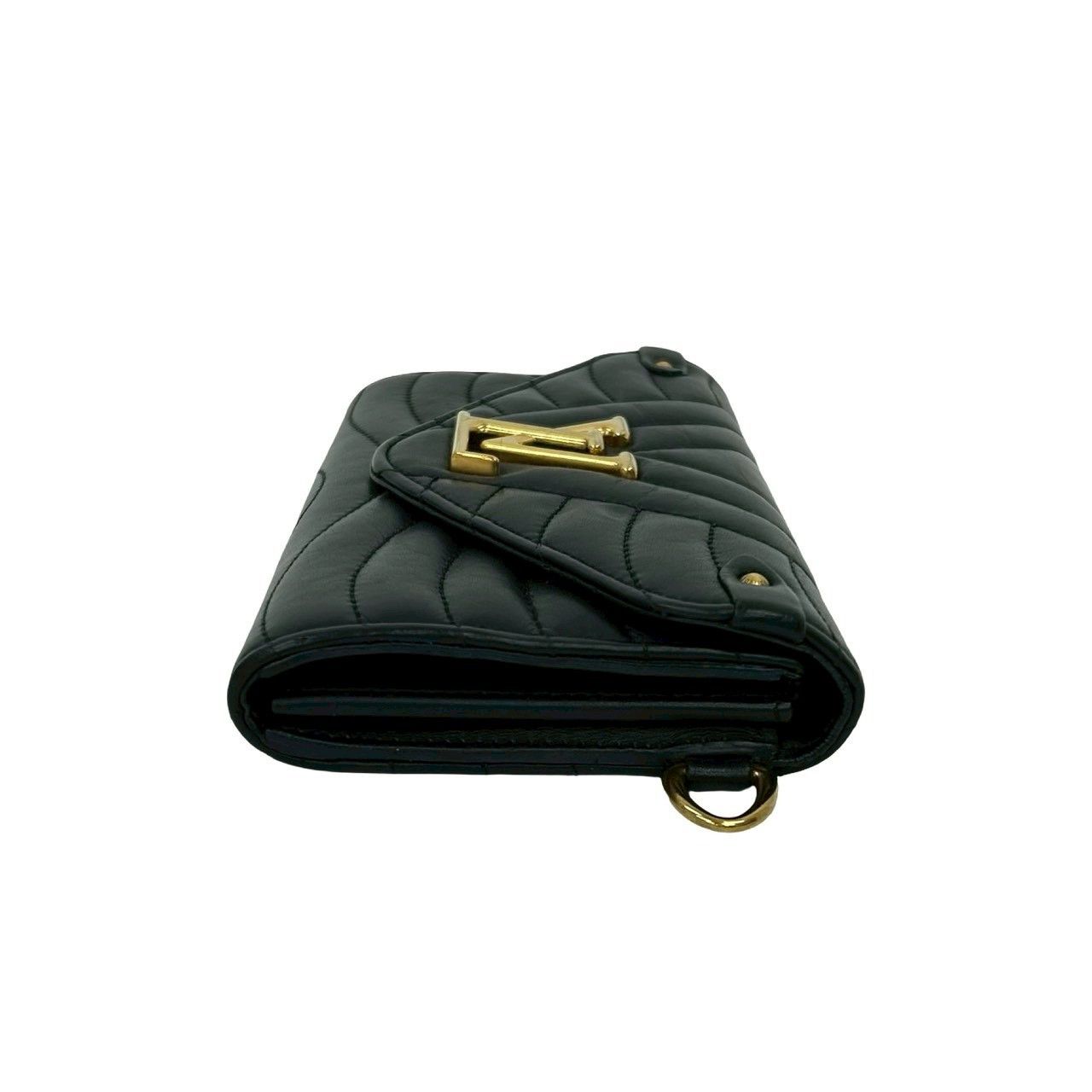 Louis Vuitton Louis Vuitton Louis Vuitton New Wave Leather Wallet Leather Long Wallet DUTY FREE for USA Size ONE SIZE - 6 Thumbnail