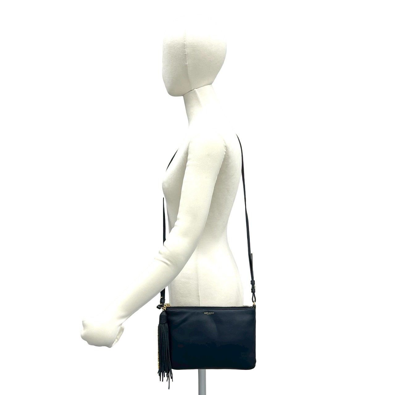 Yves Saint Laurent Yves Saint Laurent Saint Laurent Paris Leather Shoulder Bag Leather Shoulder Bag DUTY FREE for USA Size ONE SIZE - 3 Thumbnail