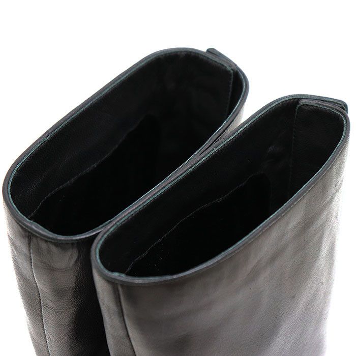 Chanel Chanel Chanel Lambskin Patent Leather High Heel Boots Leather Shoes DUTY FREE for USA Size ONE SIZE - 7 Thumbnail