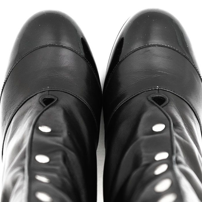 Chanel Chanel Chanel Lambskin Patent Leather High Heel Boots Leather Shoes DUTY FREE for USA Size ONE SIZE - 17 Thumbnail
