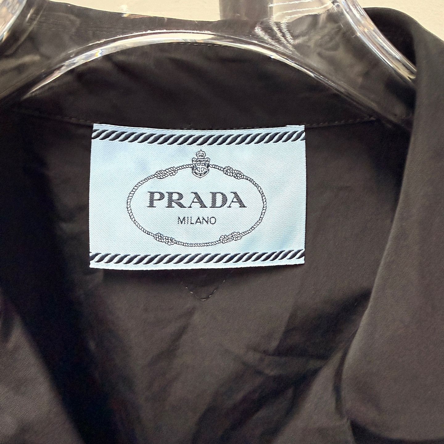 Prada Prada Logo Plaque Cotton Dress Size 38 Size XS / US 0-2 / IT 36-38 - 3 Thumbnail
