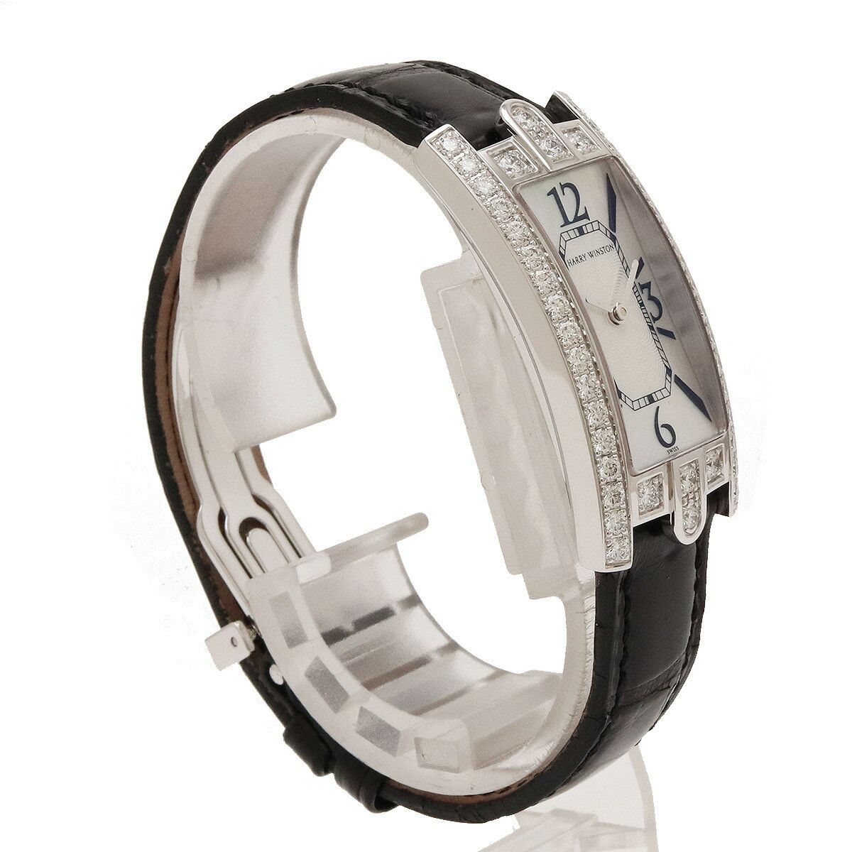 Harry Winston Harry Winston Harry Winston Avenue C Mini Au750 Diamond Quartz Precious Metal Quartz AVCQHM19WW018 DUTY FREE for USA Size ONE SIZE - 3 Thumbnail