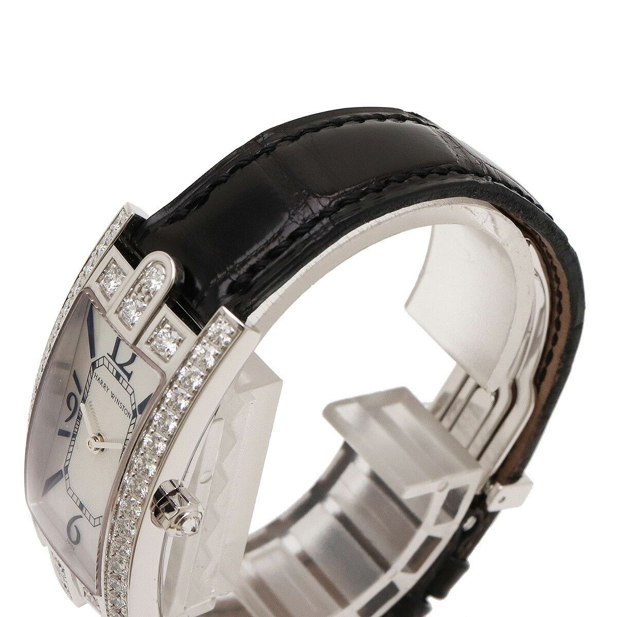 Harry Winston Harry Winston Harry Winston Avenue C Mini Au750 Diamond Quartz Precious Metal Quartz AVCQHM19WW018 DUTY FREE for USA Size ONE SIZE - 5 Thumbnail