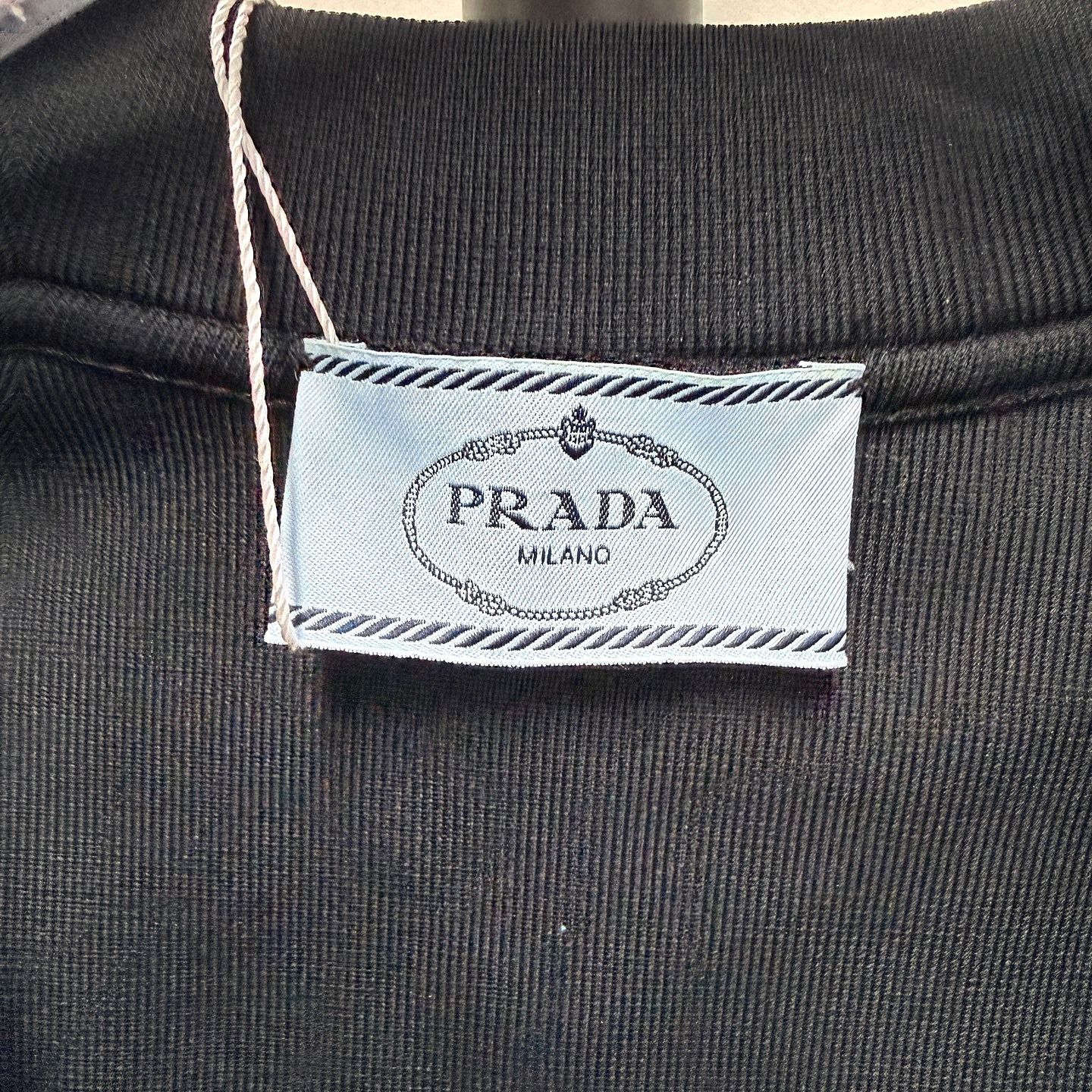 Prada Prada Leather Panel V-Neck Cardigan Size 36 Size XS / US 0-2 / IT 36-38 - 3 Thumbnail