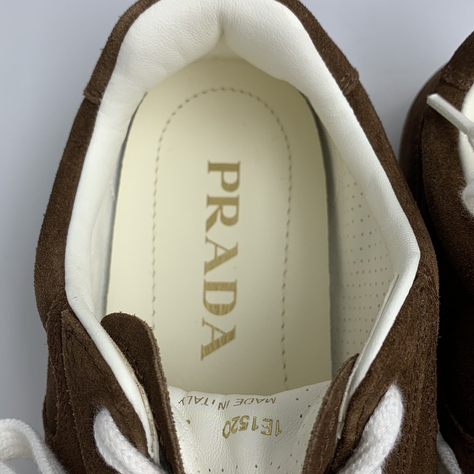 Prada Prada Suede Low-Top Sneakers Size 37.5 Size US 7.5 / IT 37.5 - 9 Thumbnail