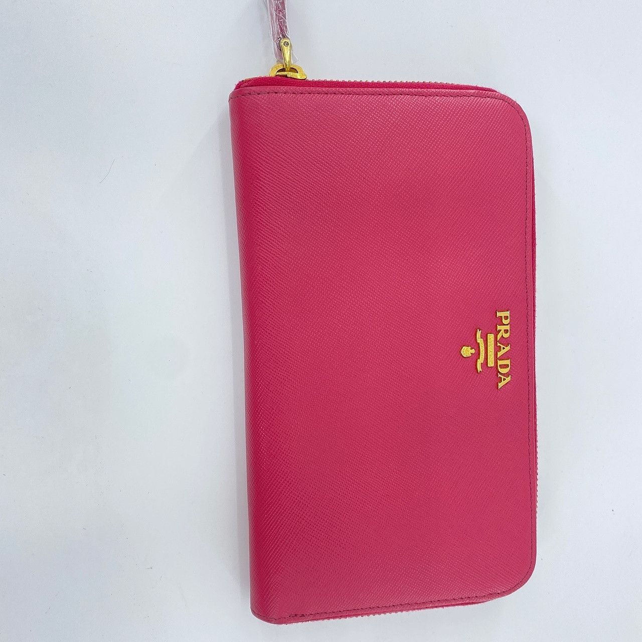 Prada Prada Peony Pink Saffiano Zip Around Wallet Size ONE SIZE - 6 Thumbnail