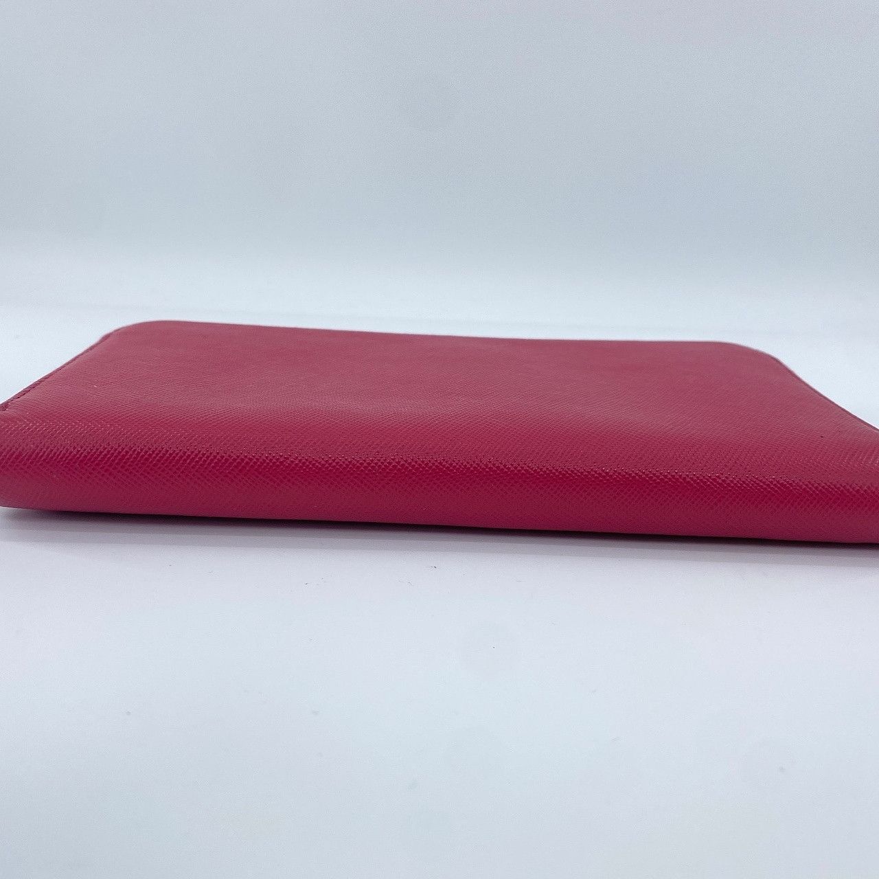 Prada Prada Peony Pink Saffiano Zip Around Wallet Size ONE SIZE - 4 Thumbnail