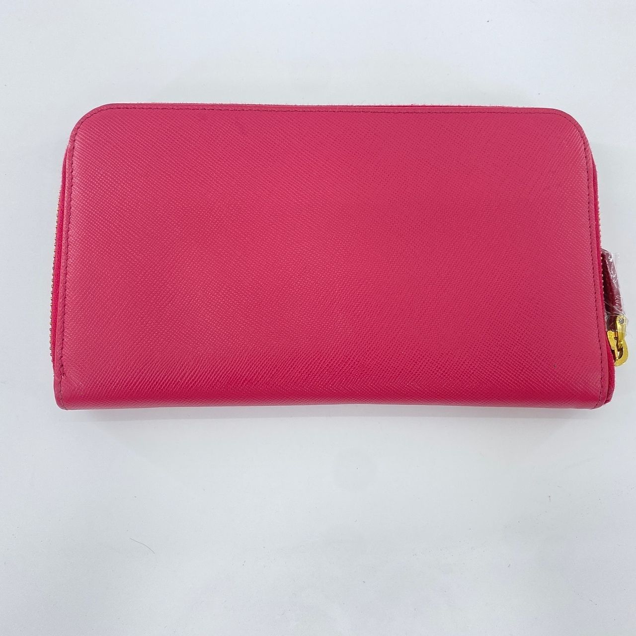 Prada Prada Peony Pink Saffiano Zip Around Wallet Size ONE SIZE - 3 Thumbnail