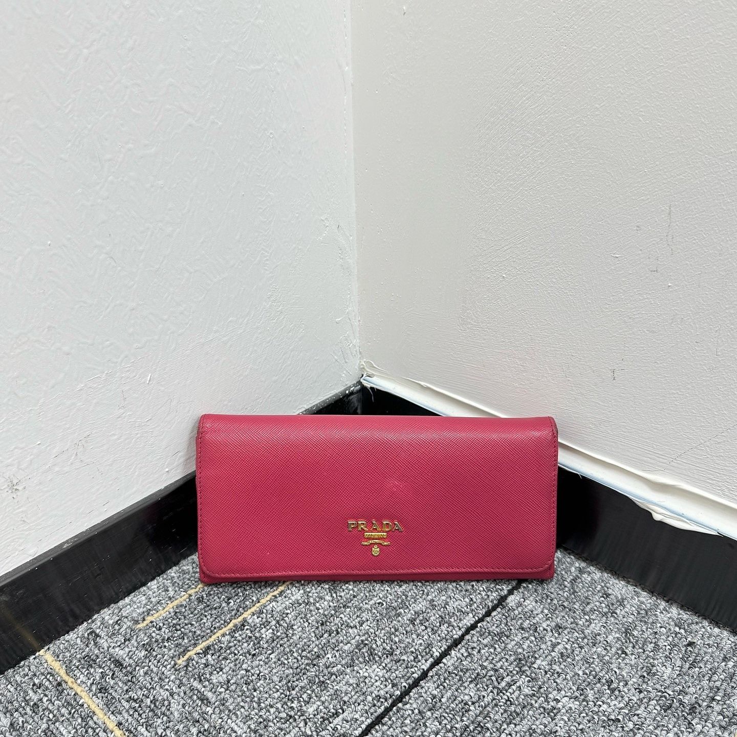 Prada Prada Saffiano Leather Chain Wallet One Size Size ONE SIZE - 6 Thumbnail