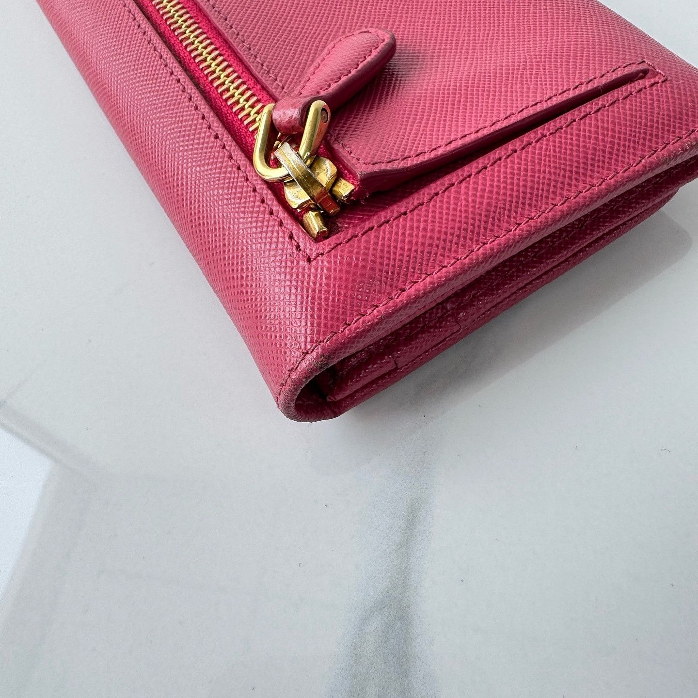 Prada Prada Saffiano Leather Chain Wallet One Size Size ONE SIZE - 19 Thumbnail