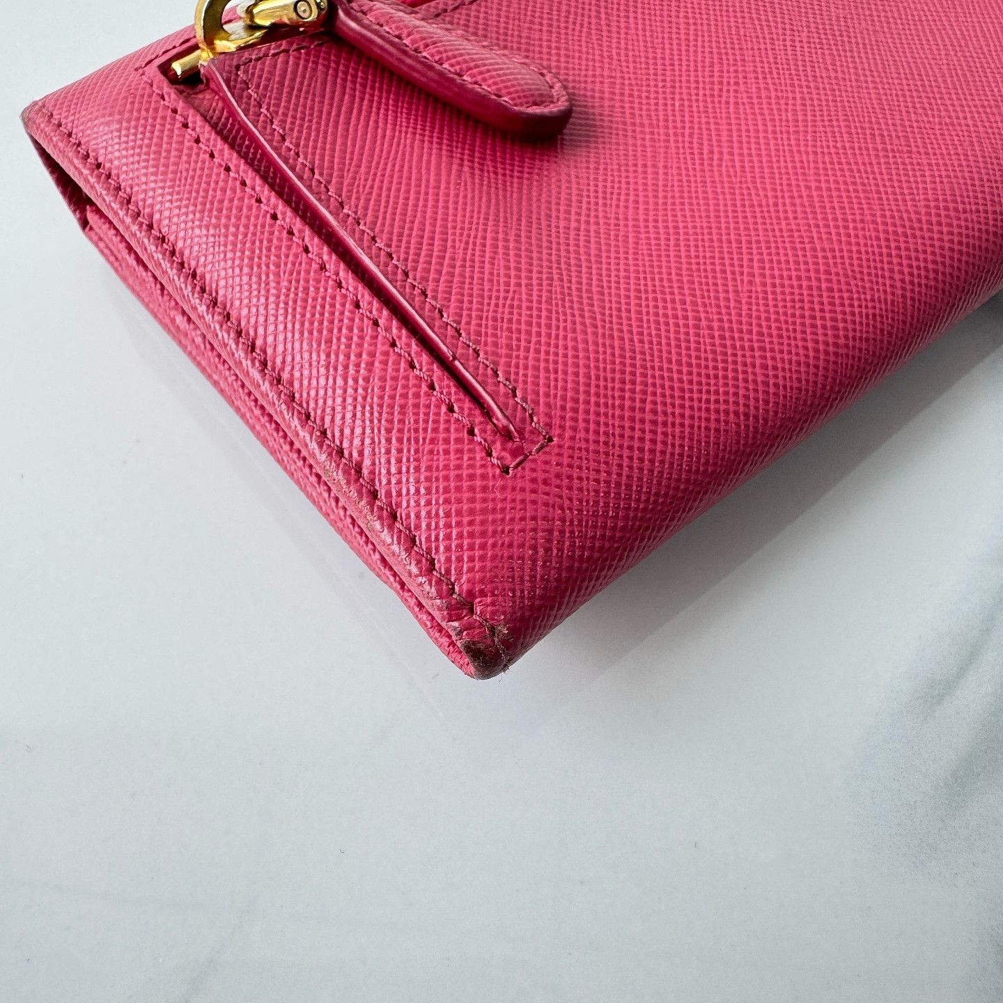 Prada Prada Saffiano Leather Chain Wallet One Size Size ONE SIZE - 20 Thumbnail