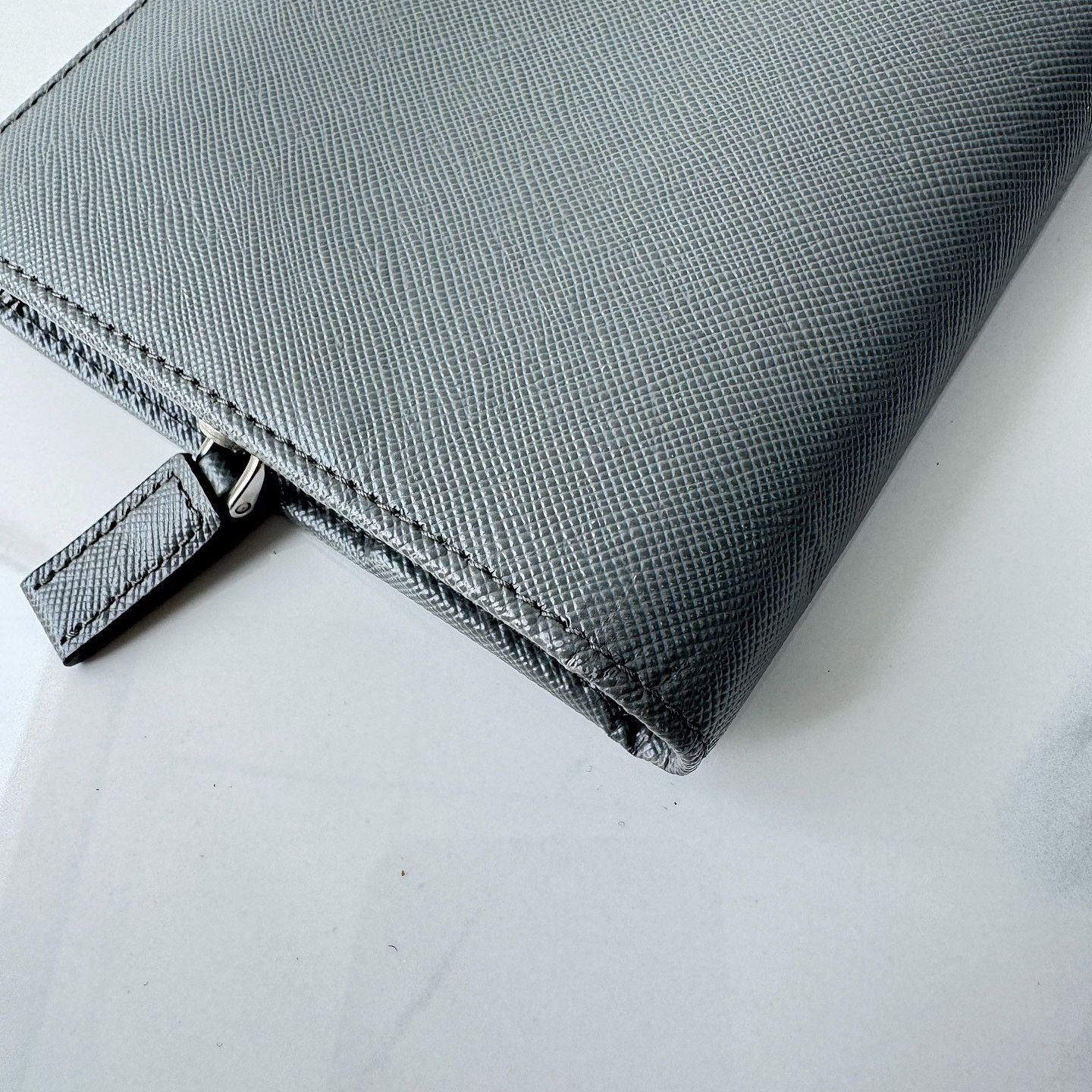 Prada Prada Saffiano Leather Long Wallet ONE SIZE Size ONE SIZE - 11 Thumbnail