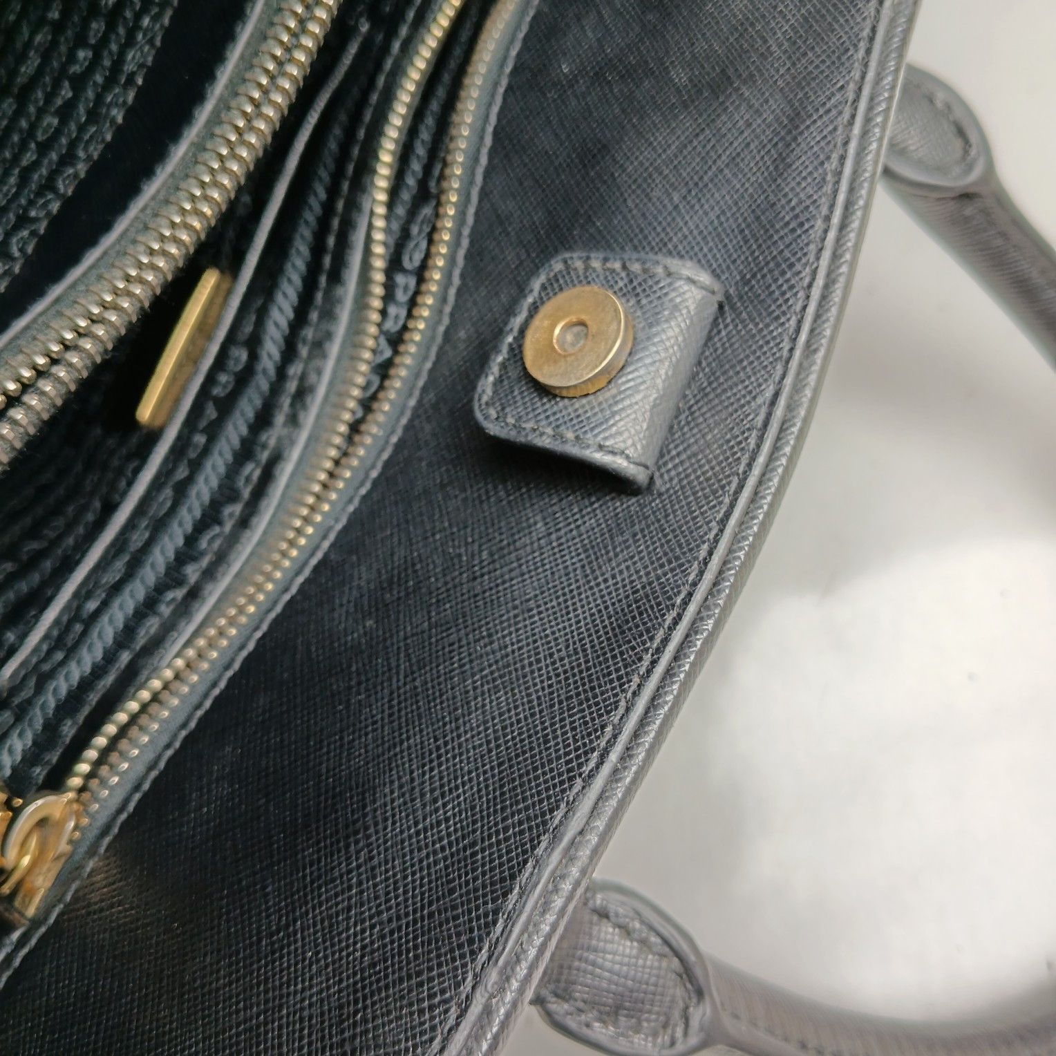 Prada Prada Saffiano Leather Handle Bag Size ONE SIZE - 13 Thumbnail