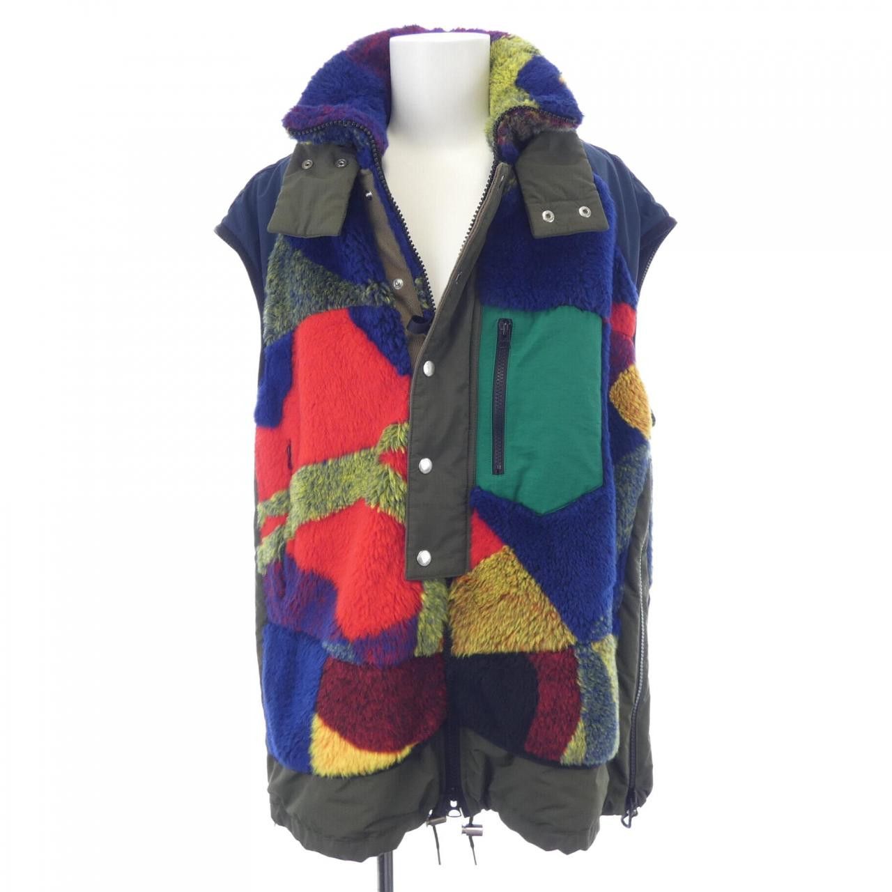 Sacai Sacai Sacai KAWS Blouson Textile Outerwear 21-02559M DUTY FREE for USA Size ONE SIZE - 7 Thumbnail