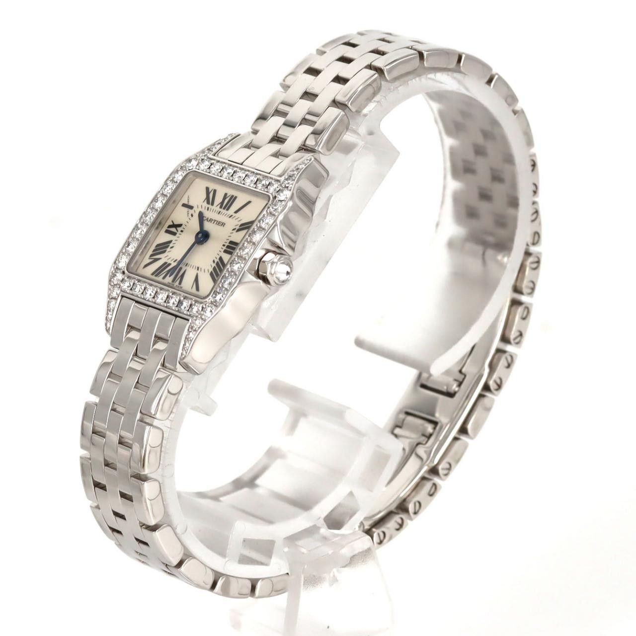 Cartier Cartier Cartier Santos Demoiselle White Gold Quartz Precious Metal Quartz WF9003Y8 DUTY FREE for USA Size ONE SIZE - 2 Thumbnail