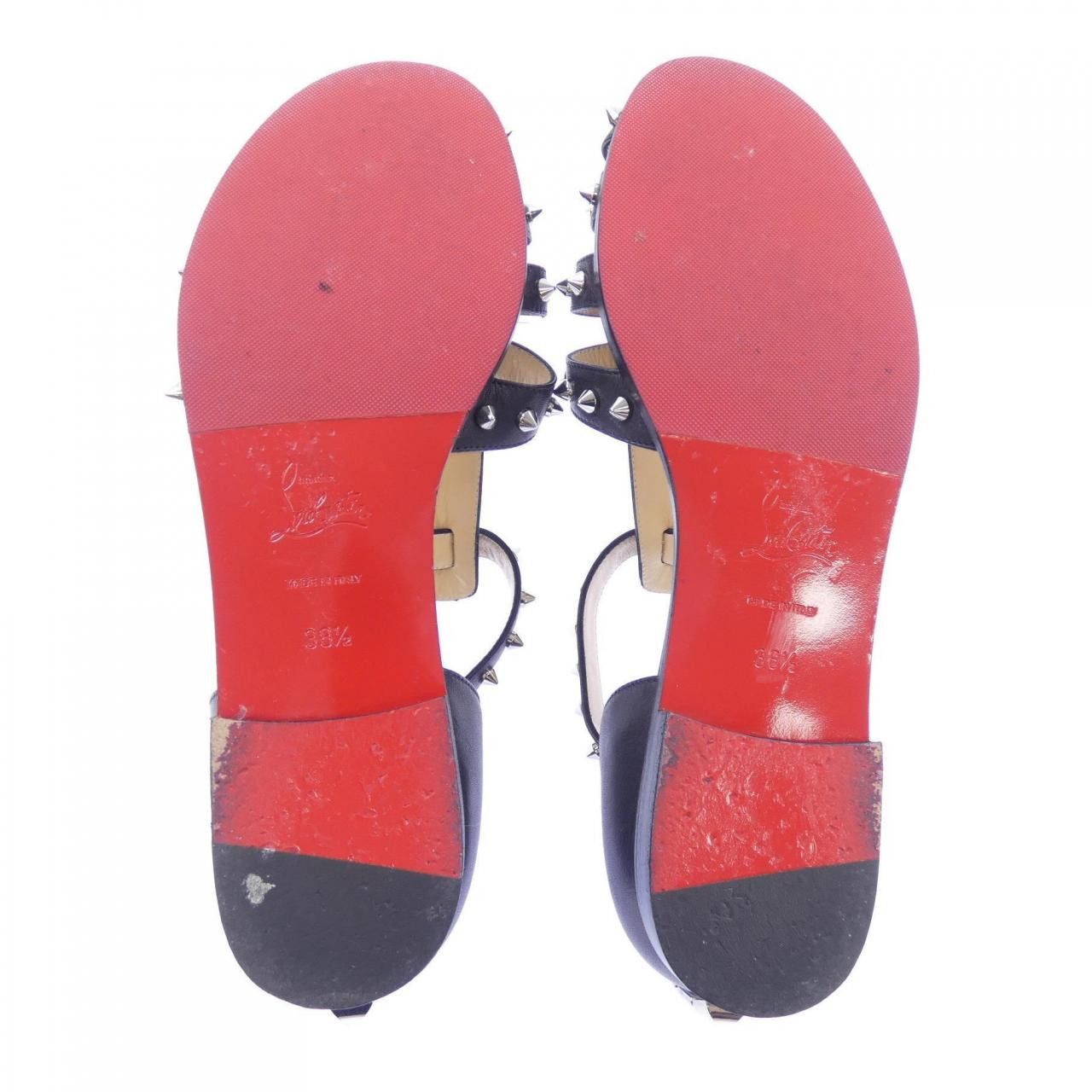 Christian Louboutin Christian Louboutin Christian Louboutin Leather Sandals Leather Shoes DUTY FREE for USA Size ONE SIZE - 4 Thumbnail