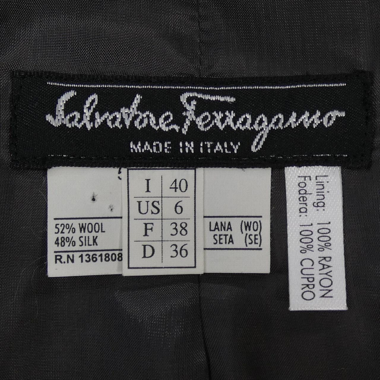 Salvatore Ferragamo Salvatore Ferragamo Salvatore Ferragamo Vintage Suit Textile Suits DUTY FREE for USA Size ONE SIZE - 3 Thumbnail