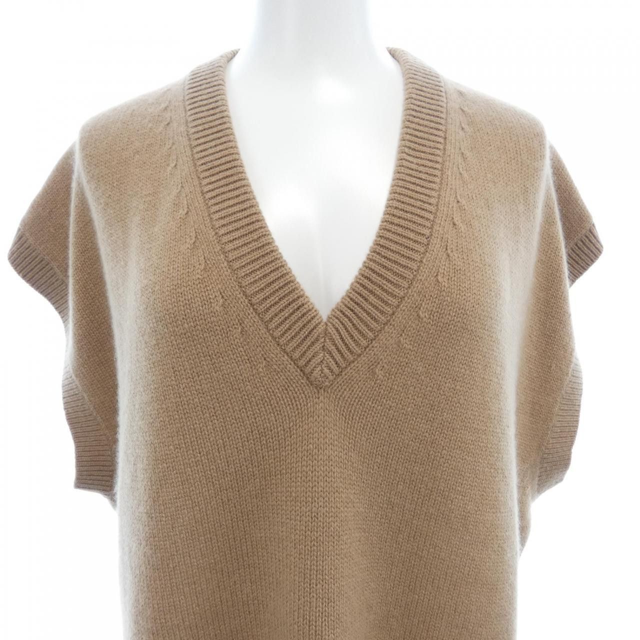 Gucci Gucci Gucci Cashmere Vest Textile Tops 773568XKDUV DUTY FREE for USA Size ONE SIZE - 5 Thumbnail