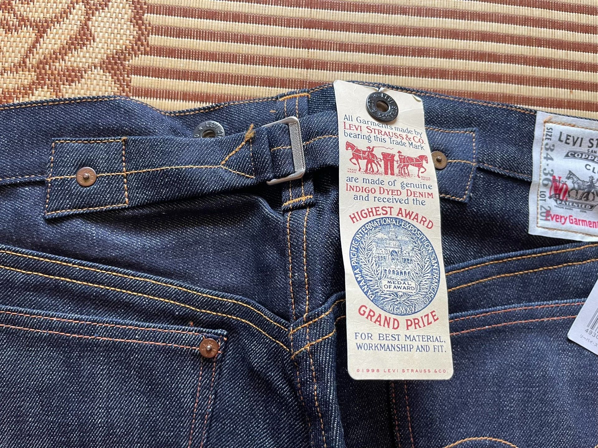 Levi's Vintage Clothing Levi's LVC 555 No.2 Jeans Size US 34 / EU 50 - 4 Thumbnail