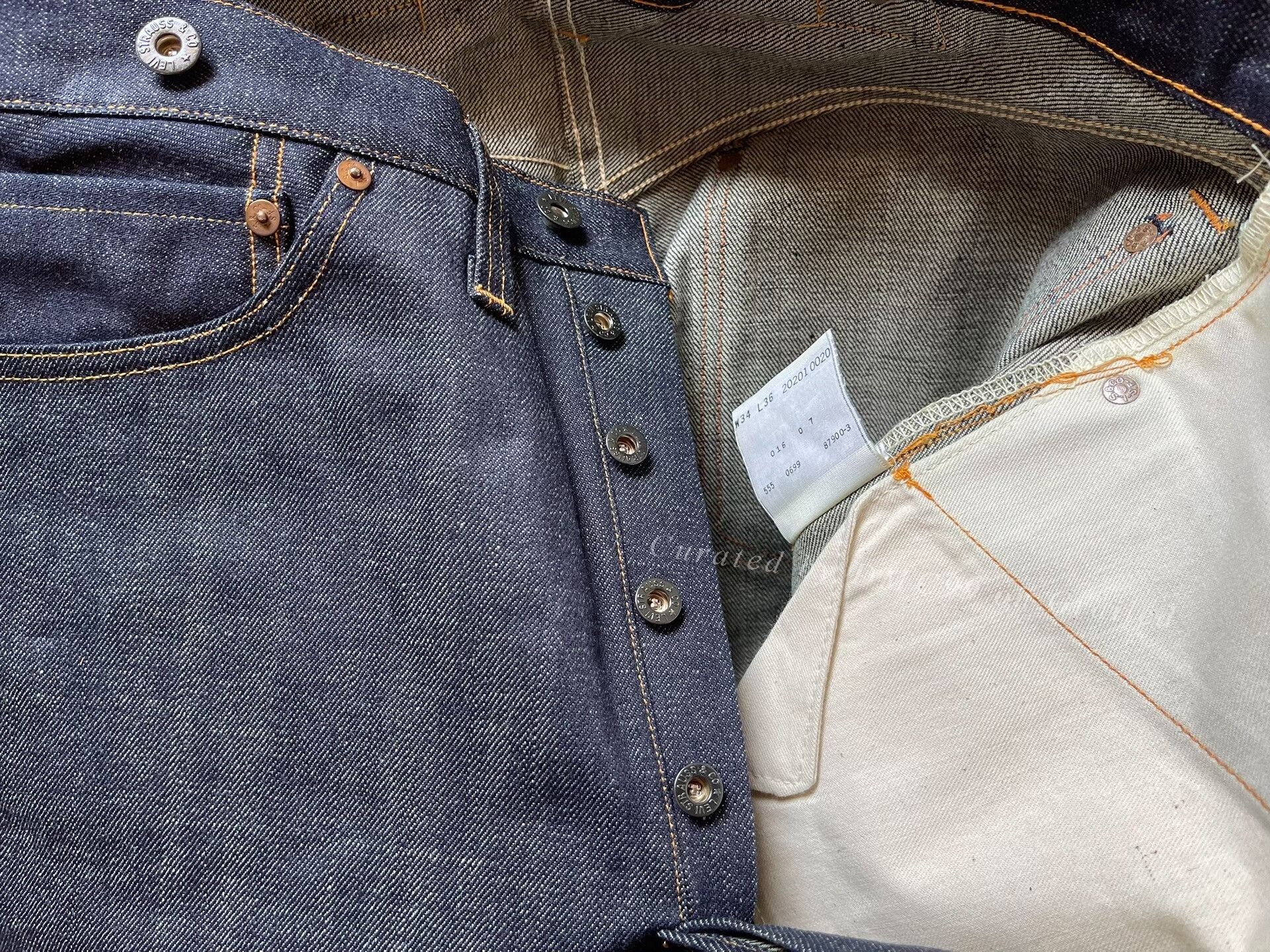 Levi's Vintage Clothing Levi's LVC 555 No.2 Jeans Size US 34 / EU 50 - 7 Thumbnail