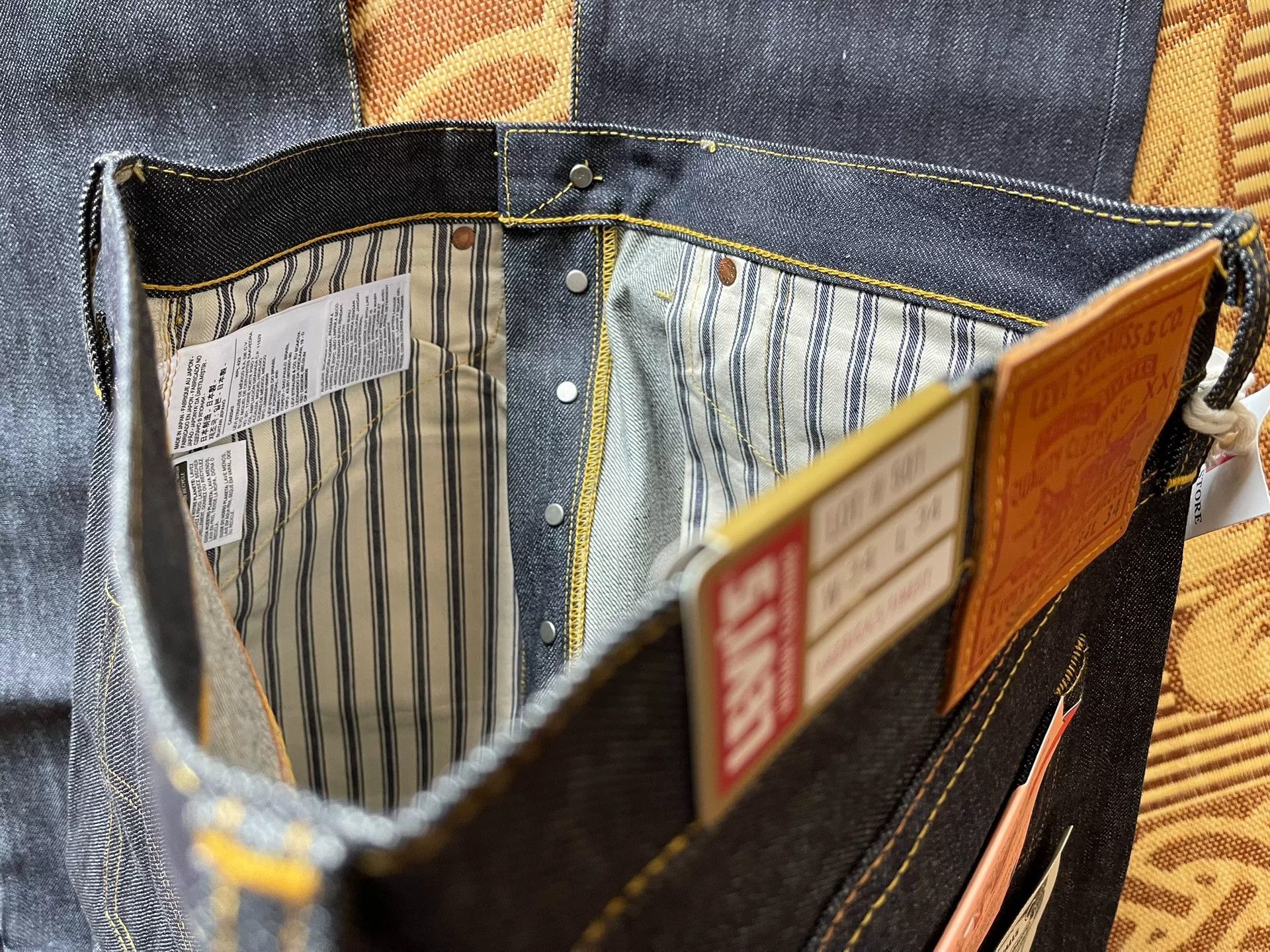 Levi's Vintage Clothing Levi's LVC S501XX 1944 W34 Jeans Size US 34 / EU 50 - 6 Thumbnail