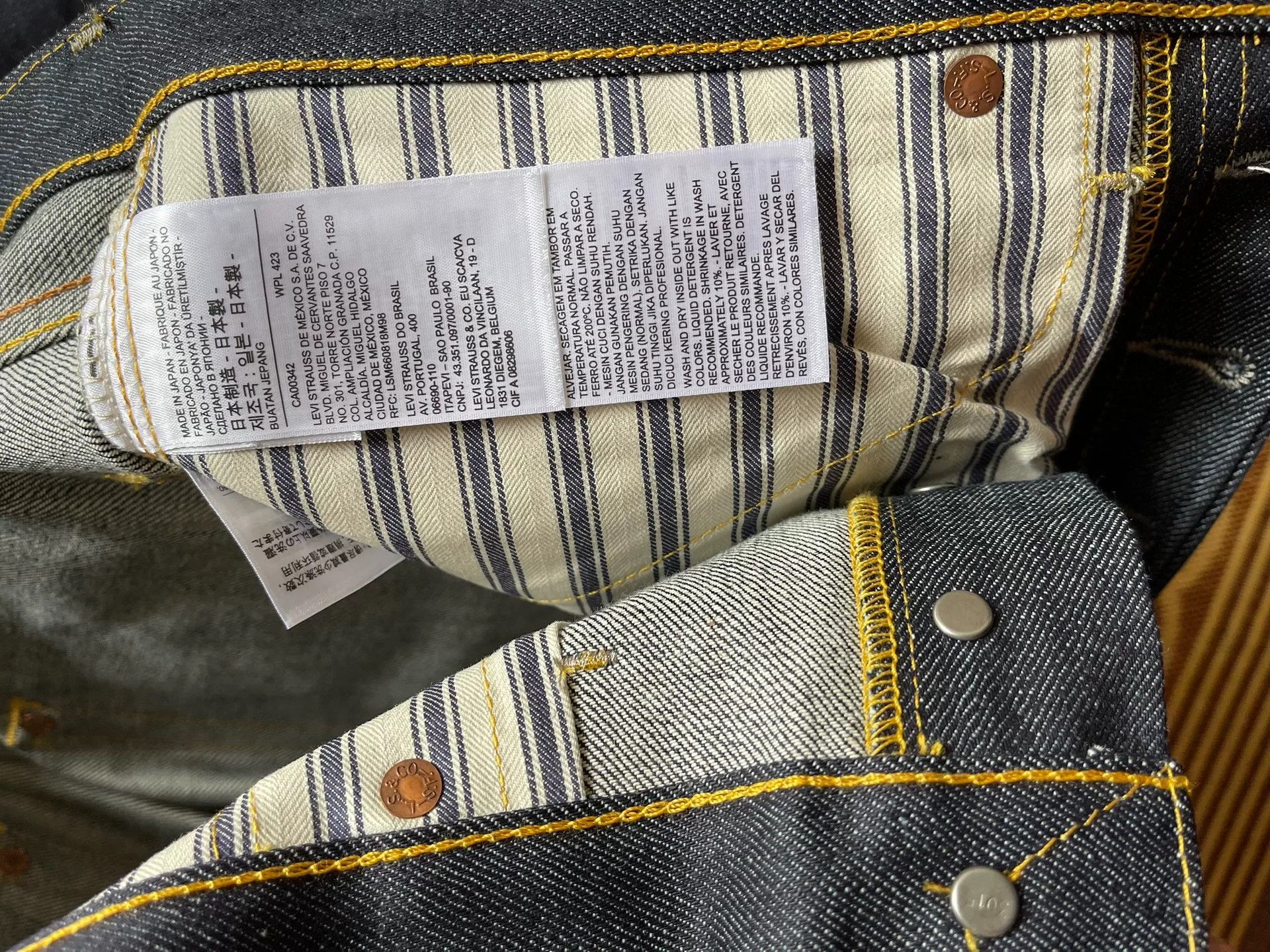 Levi's Vintage Clothing Levi's LVC S501XX 1944 W34 Jeans Size US 34 / EU 50 - 7 Thumbnail