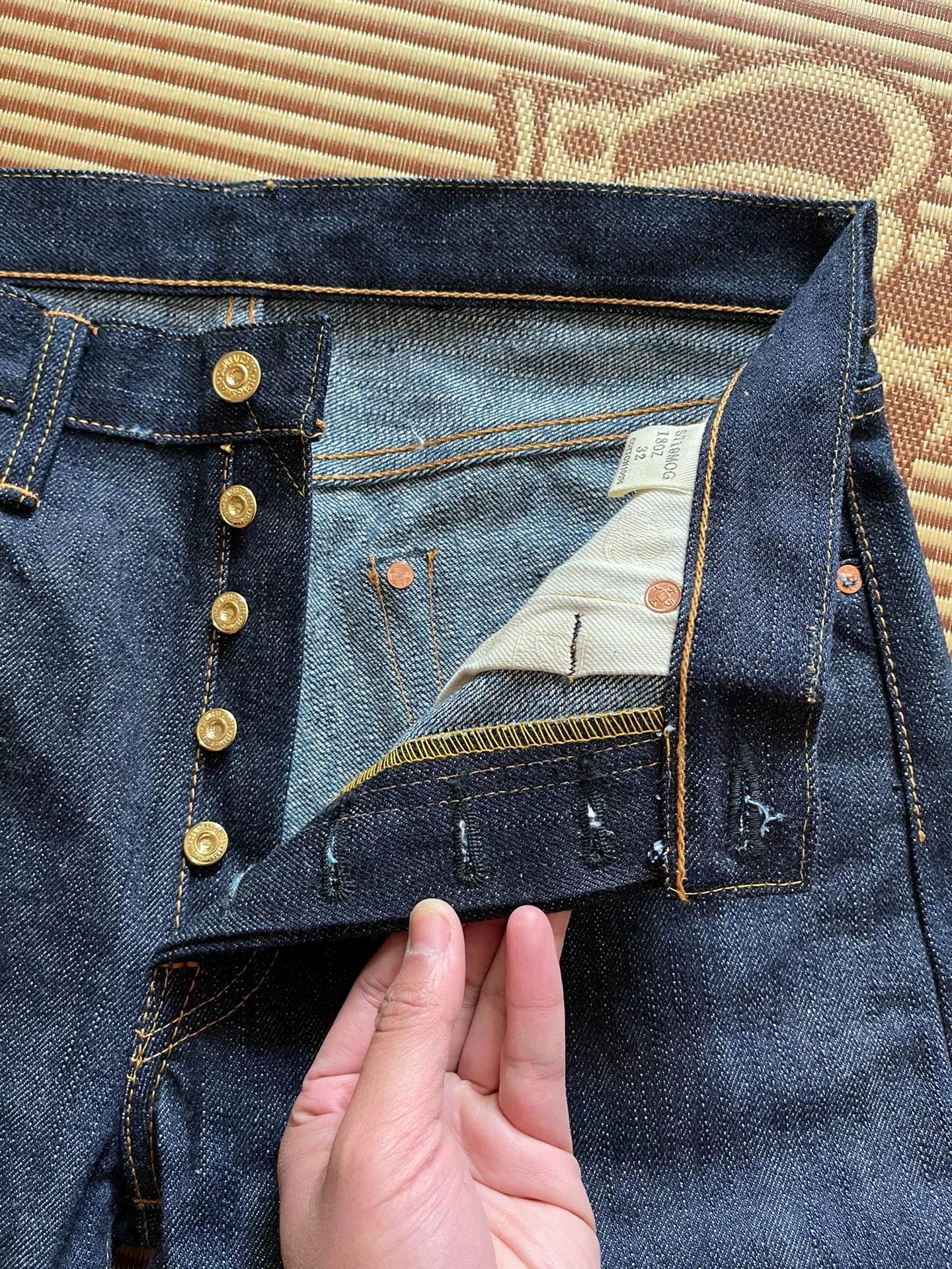 Samurai Jeans Samurai Jeans 18th Anniversary 18oz Raw Denim Size US 32 / EU 48 - 6 Thumbnail