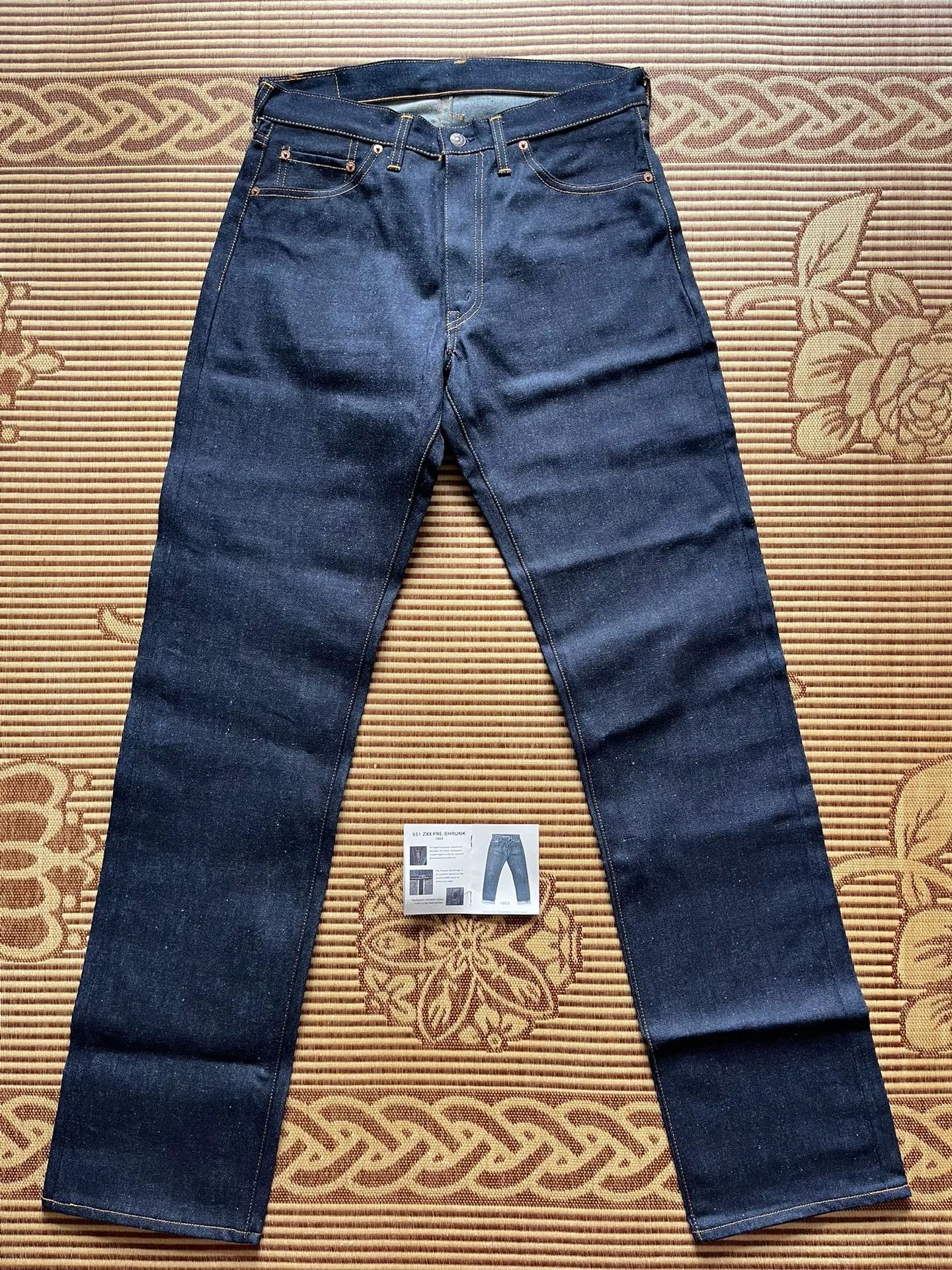 Levi's Vintage Clothing Levi's LVC 555 1963 Big E Zipper Jeans Size US 35 - 2 Thumbnail