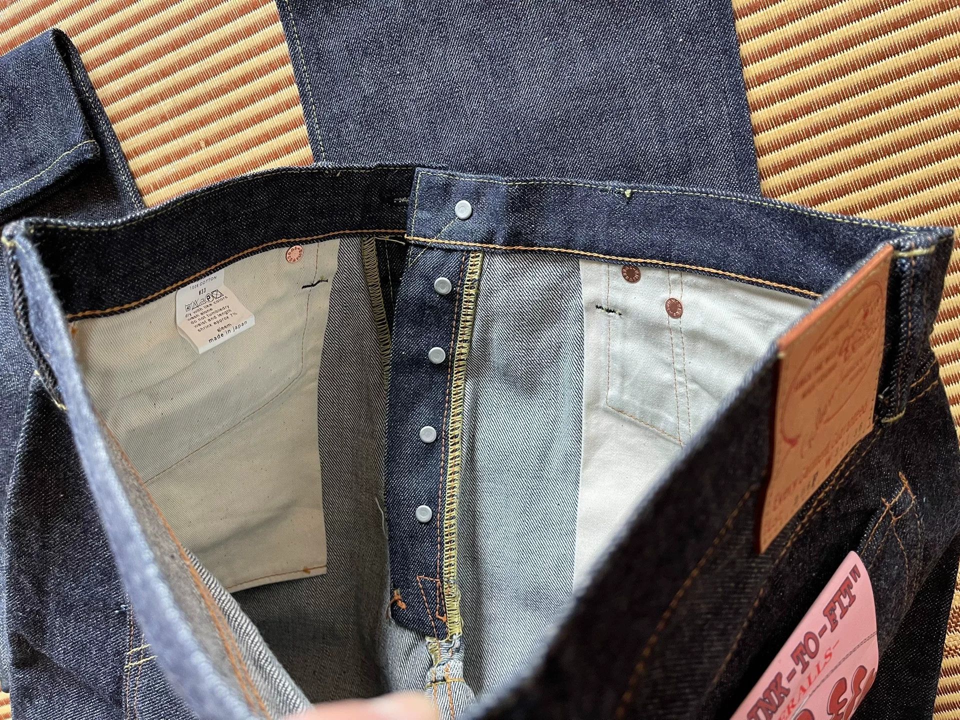 GRAILZ Gleem 206 Unwash Raw Denim Jeans Size US 30 / EU 46 - 7 Thumbnail