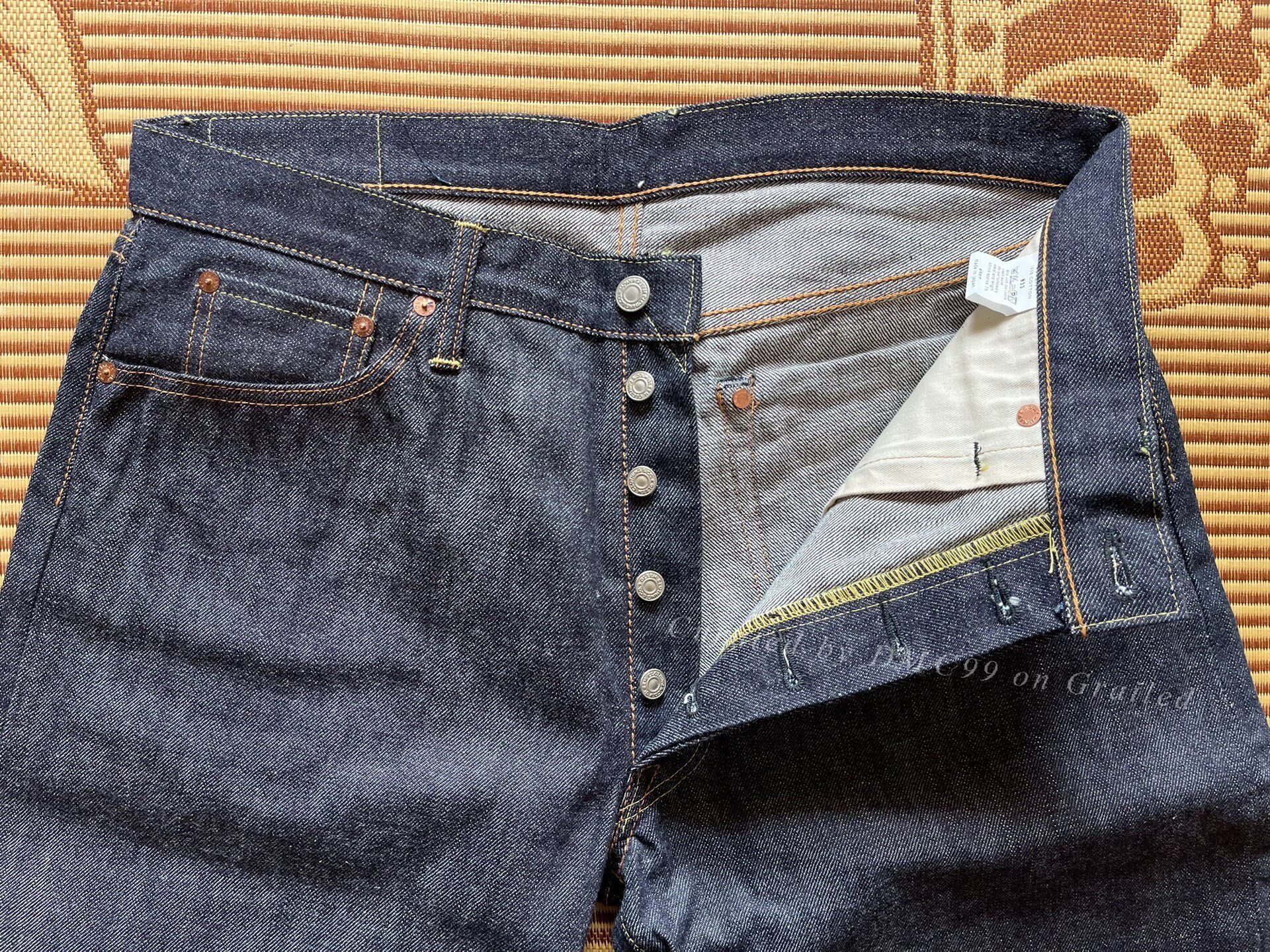 GRAILZ Gleem 206 Unwash Raw Denim Jeans Size US 30 / EU 46 - 6 Thumbnail