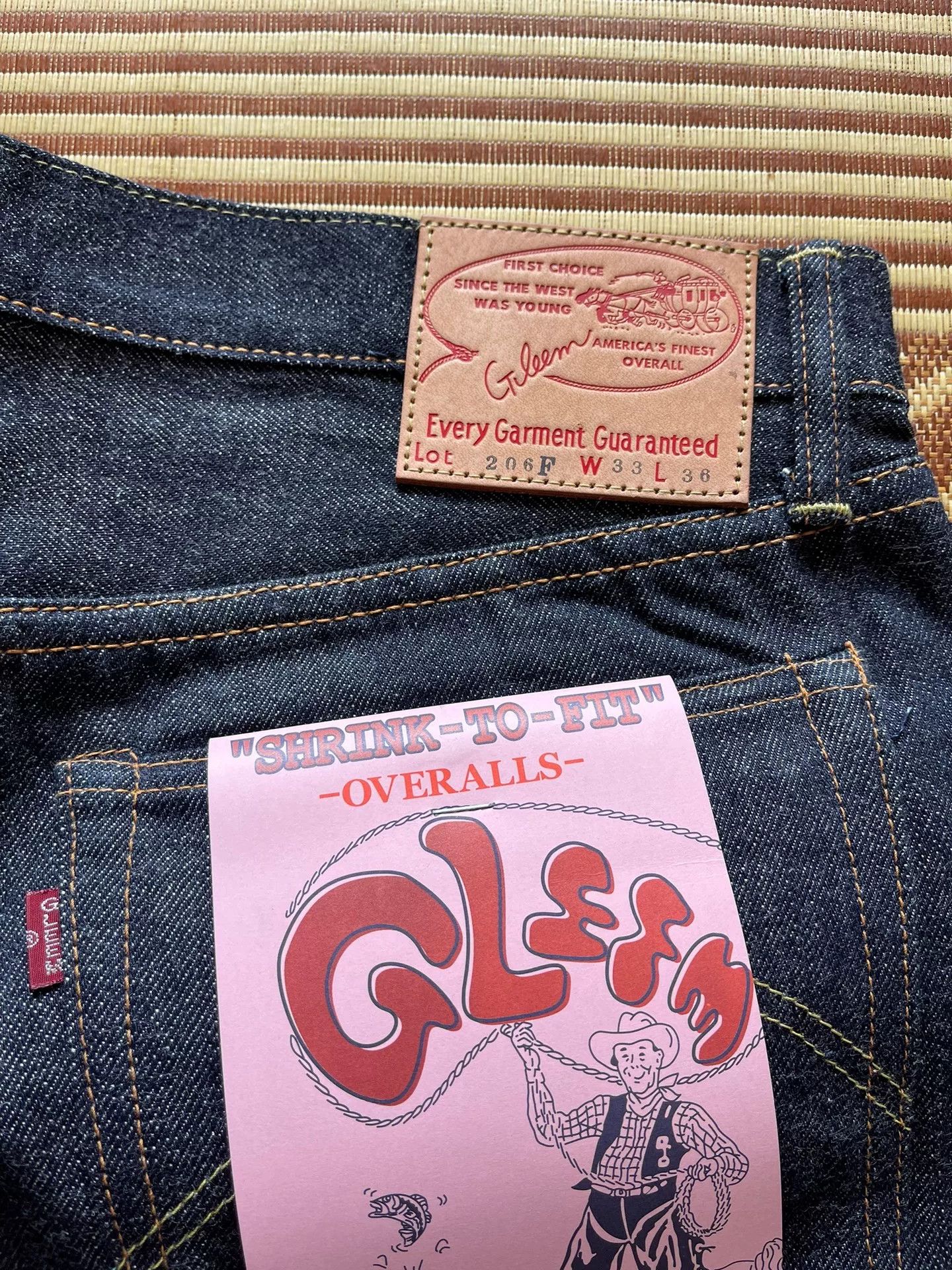 GRAILZ Gleem 206 Unwash Raw Denim Jeans Size US 30 / EU 46 - 5 Thumbnail