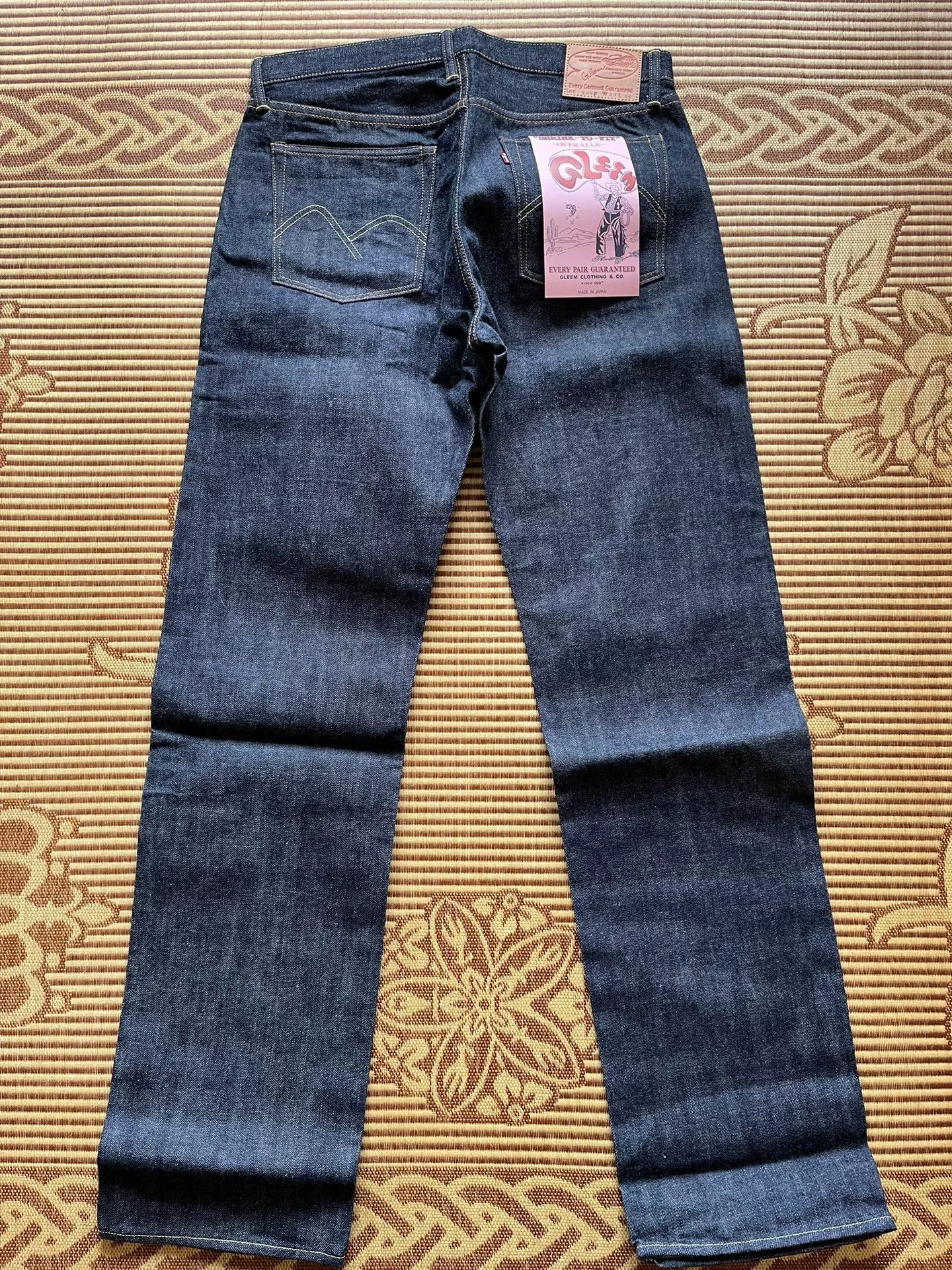 GRAILZ Gleem 206 Unwash Raw Denim Jeans Size US 30 / EU 46 - 3 Thumbnail