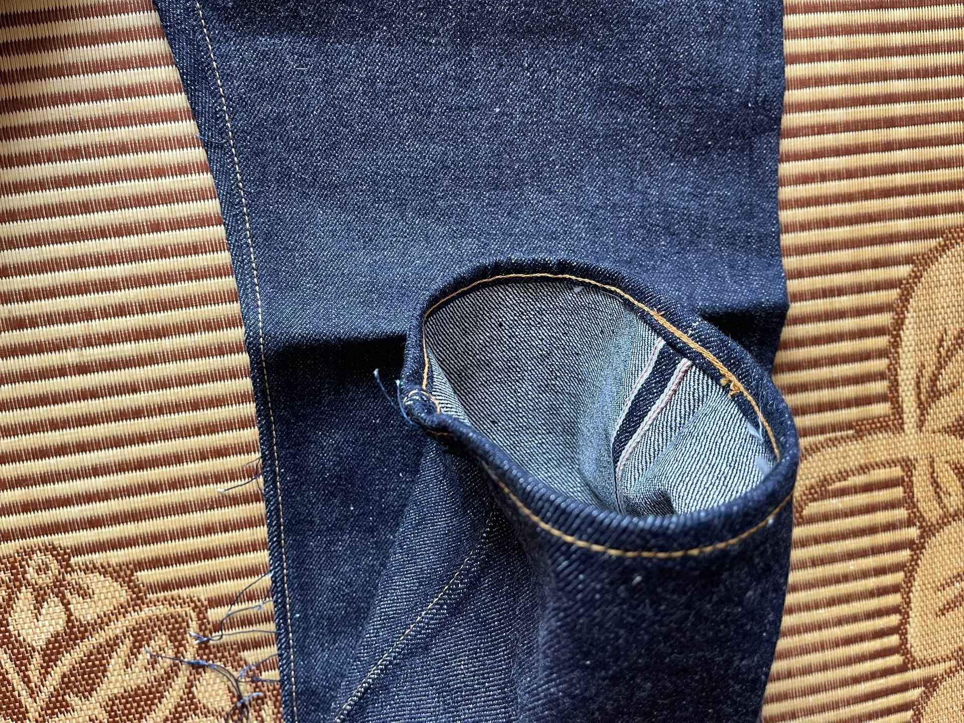 Slate & Stone 1954 Type Raw Denim Jeans Size US 33 - 9 Thumbnail