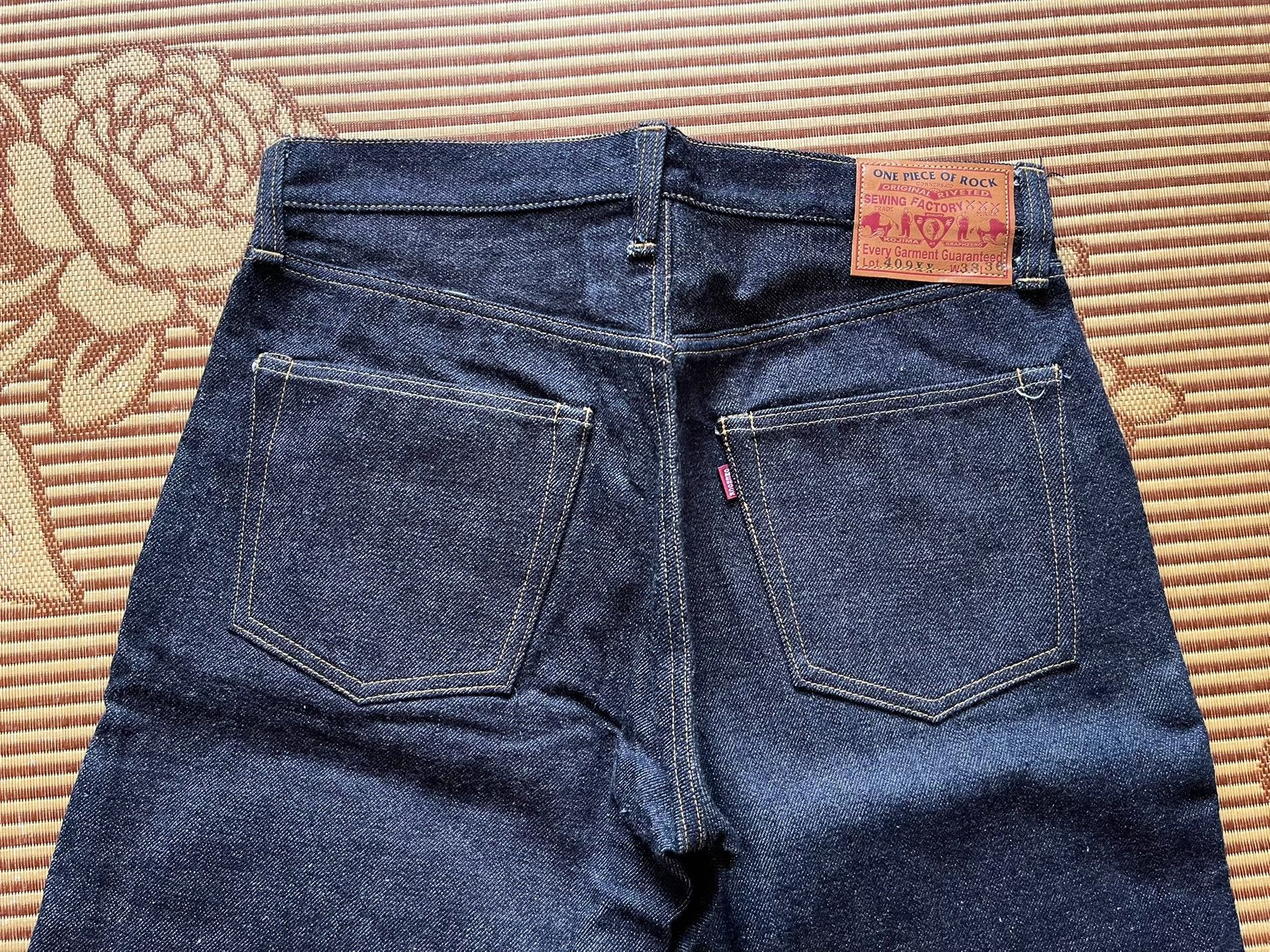 Slate & Stone 1954 Type Raw Denim Jeans Size US 33 - 4 Thumbnail