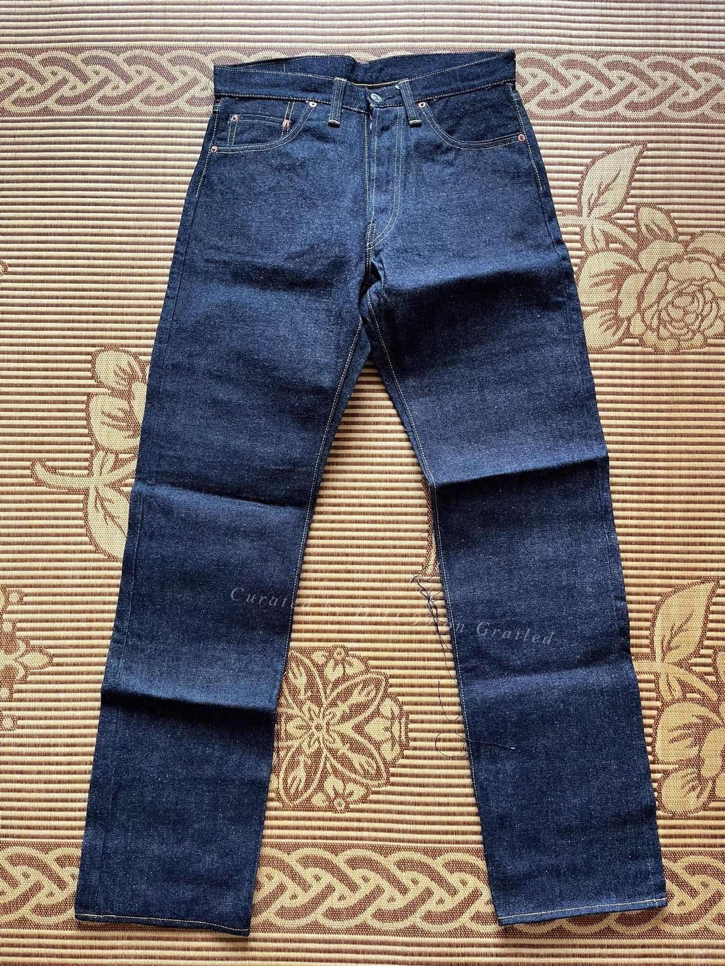 Slate & Stone 1954 Type Raw Denim Jeans Size US 33 - 2 Thumbnail