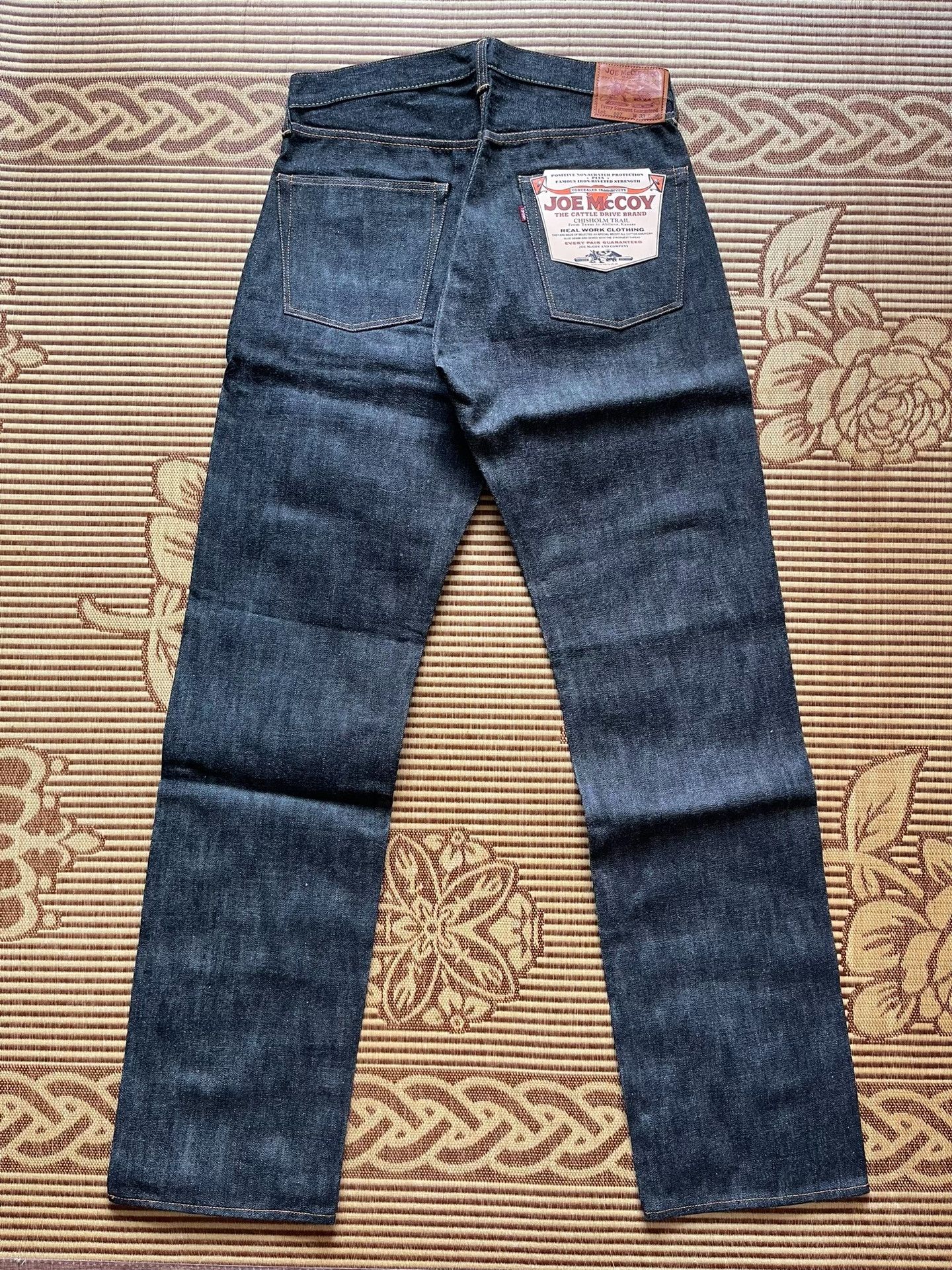 The Real McCoy's Joe McCoy 807 Black Jeans W33 Size US 33 - 3 Thumbnail