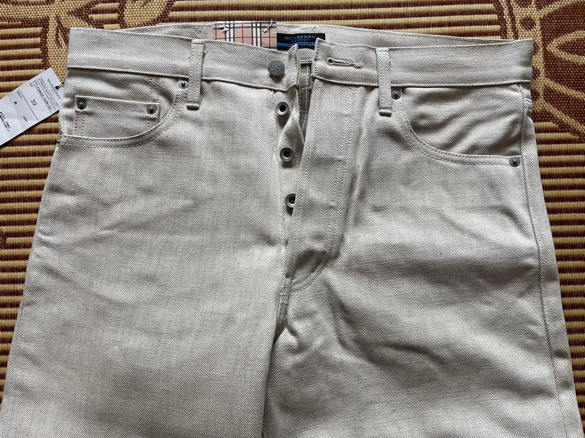 Burberry Burberry Blue Label Beige Cotton Casual Jeans W32 Size US 32 / EU 48 - 5 Thumbnail
