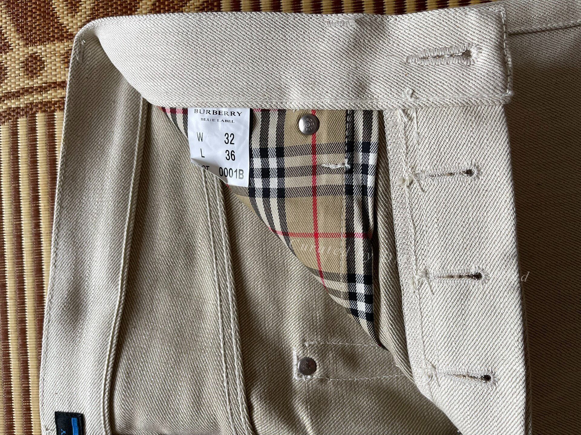 Burberry Burberry Blue Label Beige Cotton Casual Jeans W32 Size US 32 / EU 48 - 6 Thumbnail