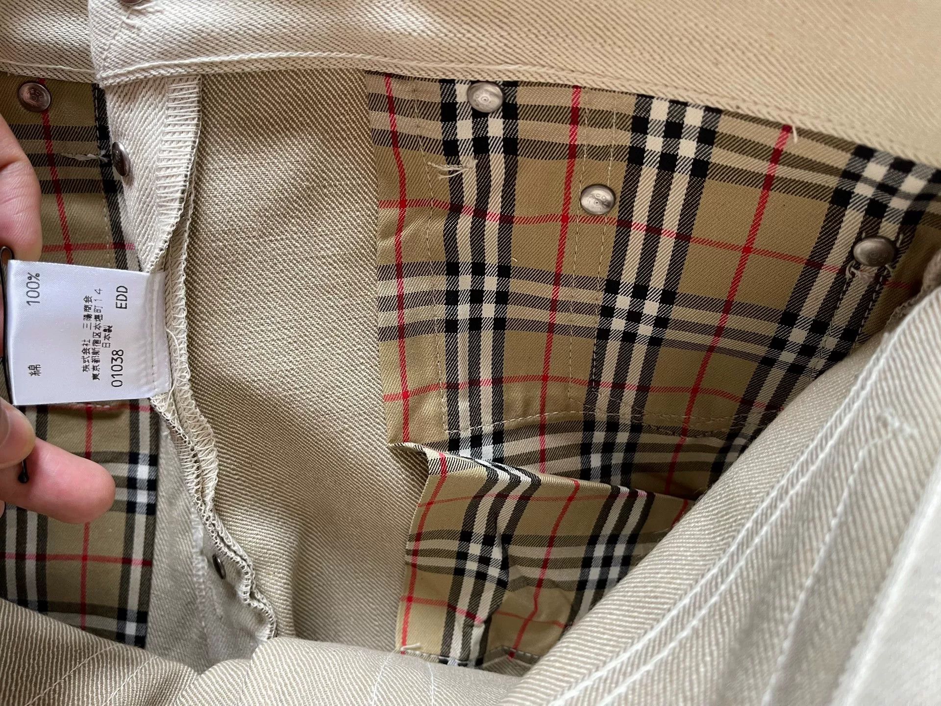 Burberry Burberry Blue Label Beige Cotton Casual Jeans W32 Size US 32 / EU 48 - 7 Thumbnail