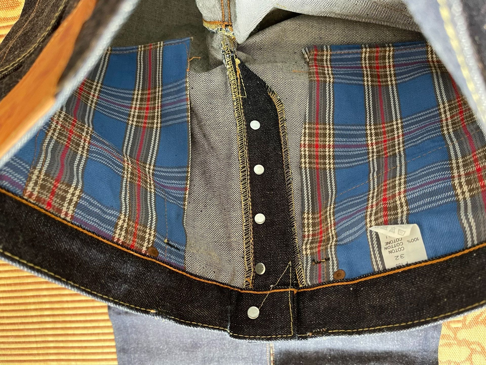 Other F.O.B Factory F190 Plaid Jeans Size US 36 / EU 52 - 7 Thumbnail