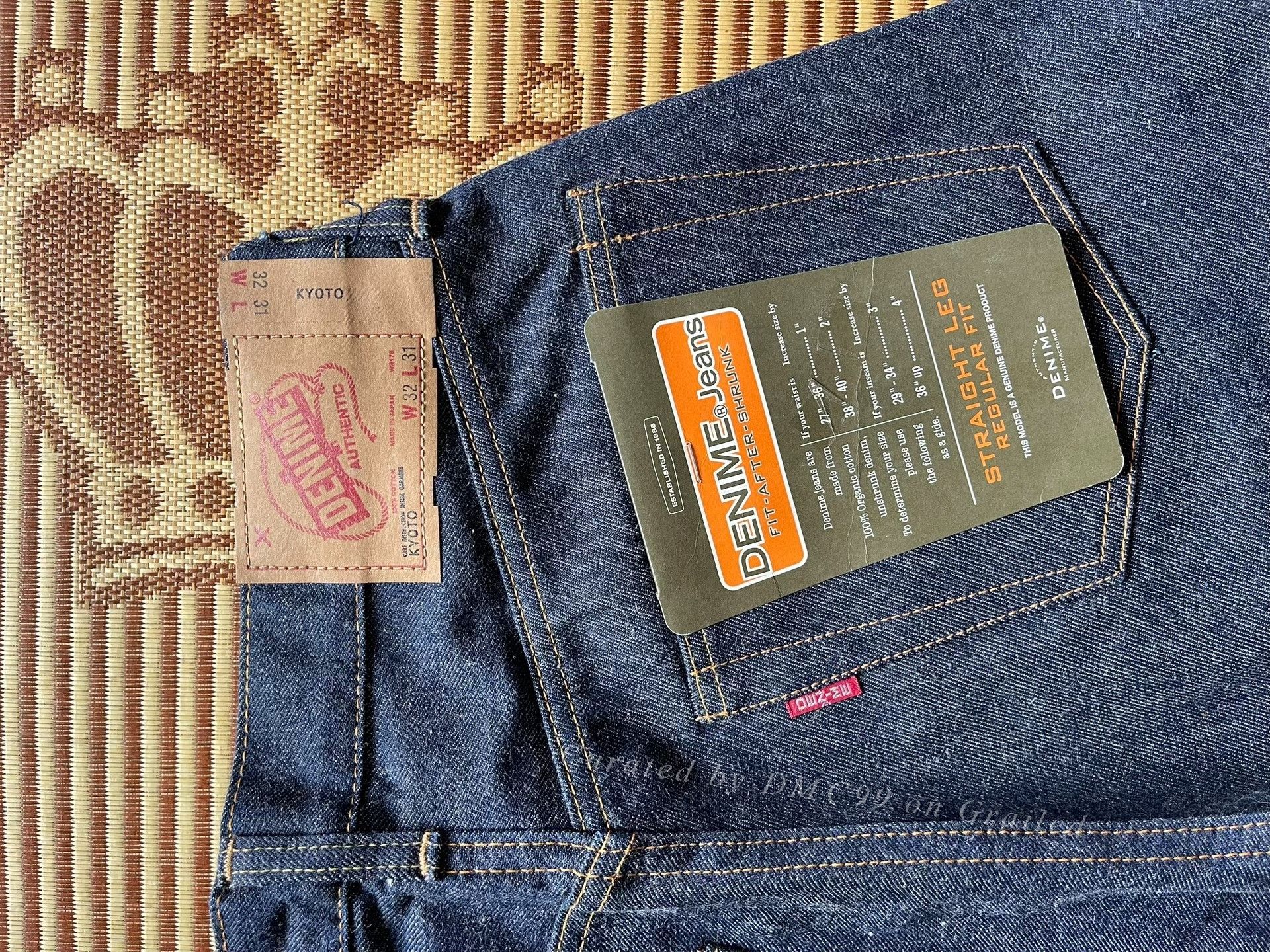 Denime Denime Kyoto Limited 66501 Jeans Size US 32 / EU 48 - 4 Thumbnail