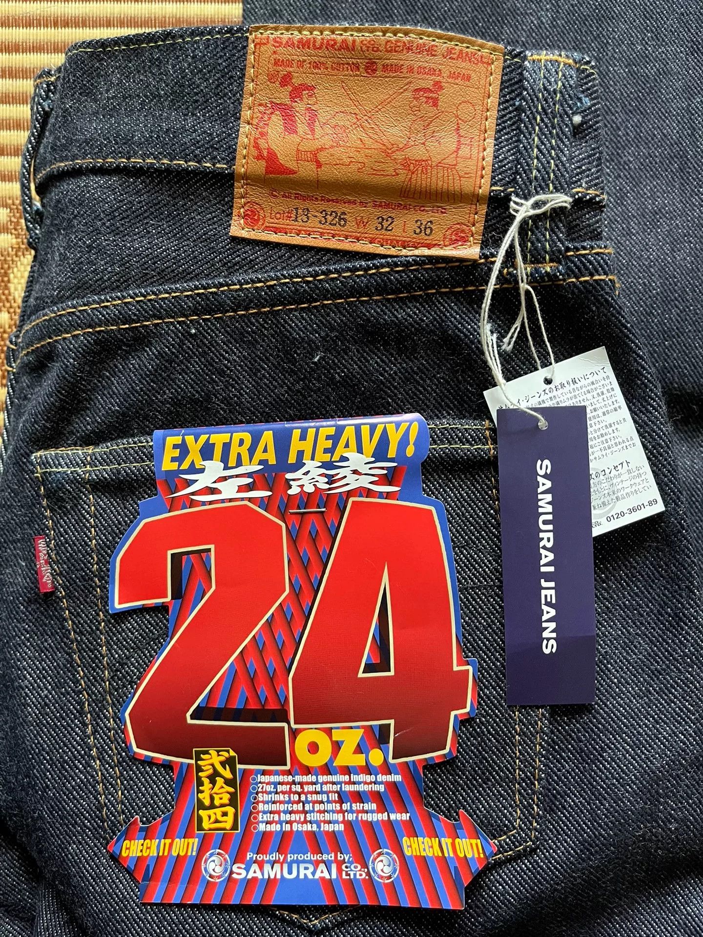 Samurai Jeans Samurai Jeans S510XX 24oz Raw Denim Size US 32 / EU 48 - 6 Thumbnail