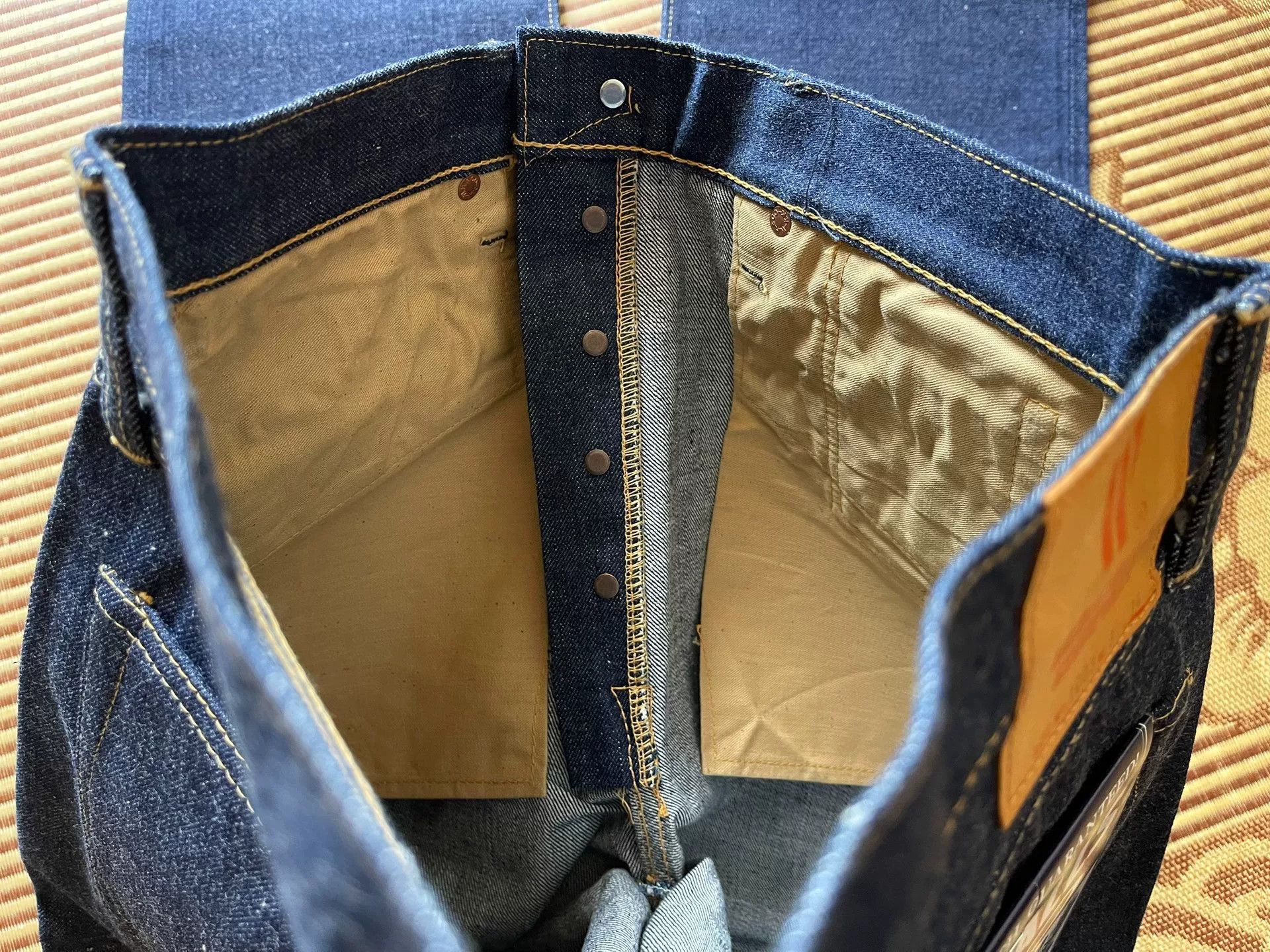 Warehouse & Co. Warehouse 1003 Blue Denim Jeans Size US 34 / EU 50 - 6 Thumbnail